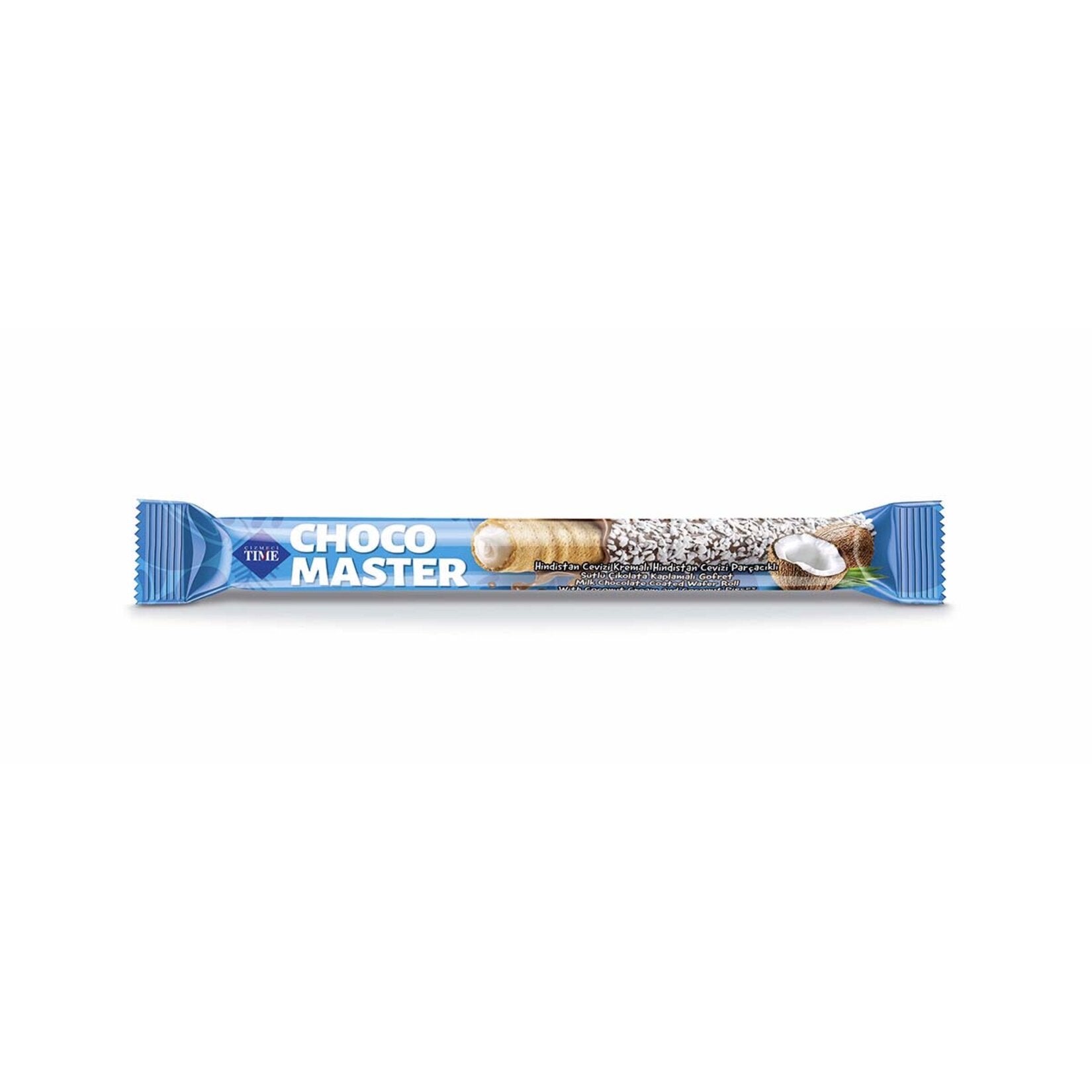 Experience the sweet crunch of Cizmeci Time Master Coconut Wafer, a delicious treat made with rich layers of crispy wafer and real coconut flakes.