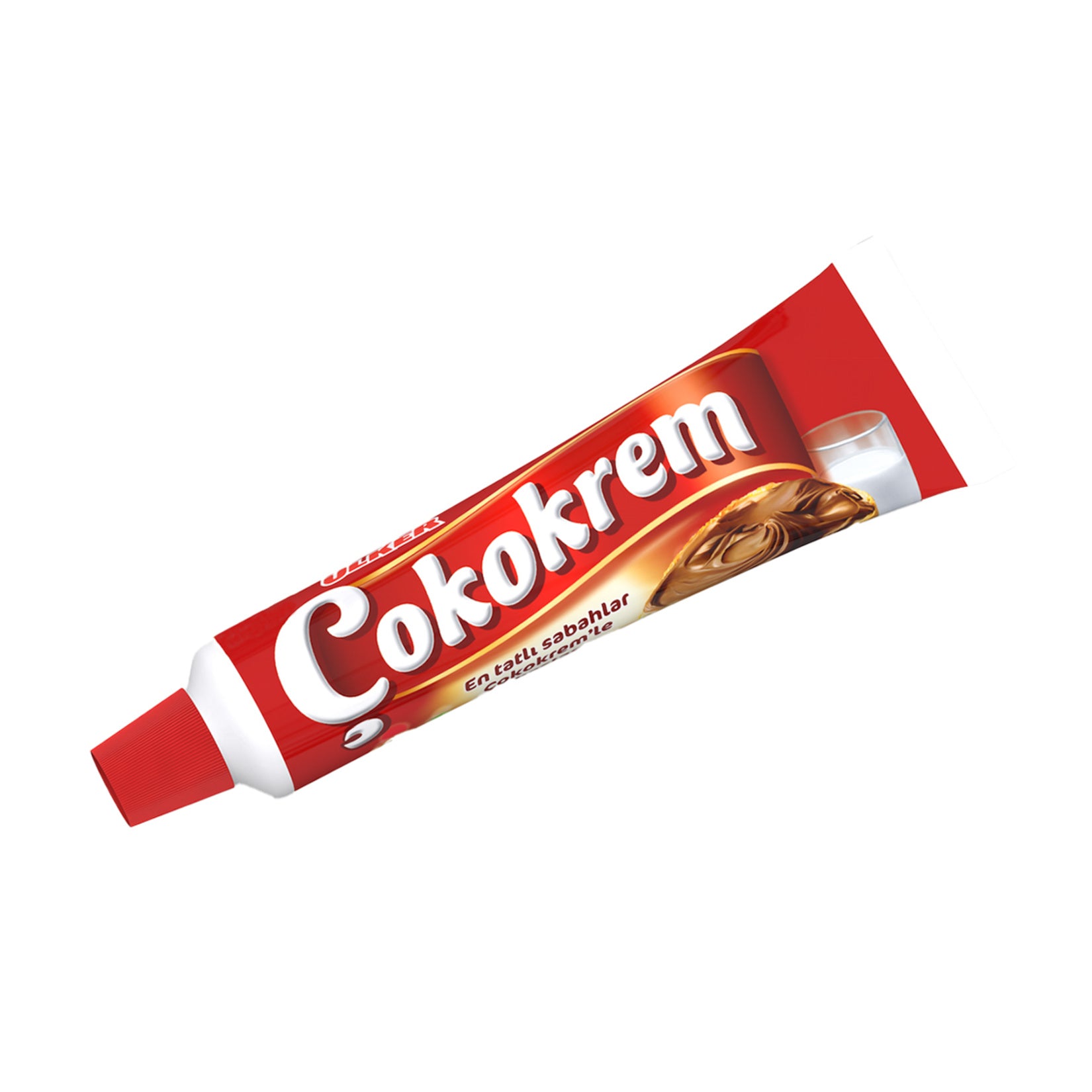 Cokokrem Tube Hazelnut Cocoa Spread offers a deliciously smooth blend of cocoa and hazelnut in a fun