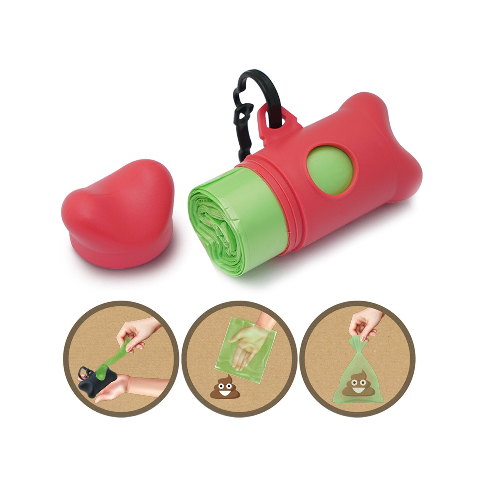 Cook Pet Waste Bags Roll 30 Count offers a practical and hygienic solution for daily walks with your pet.