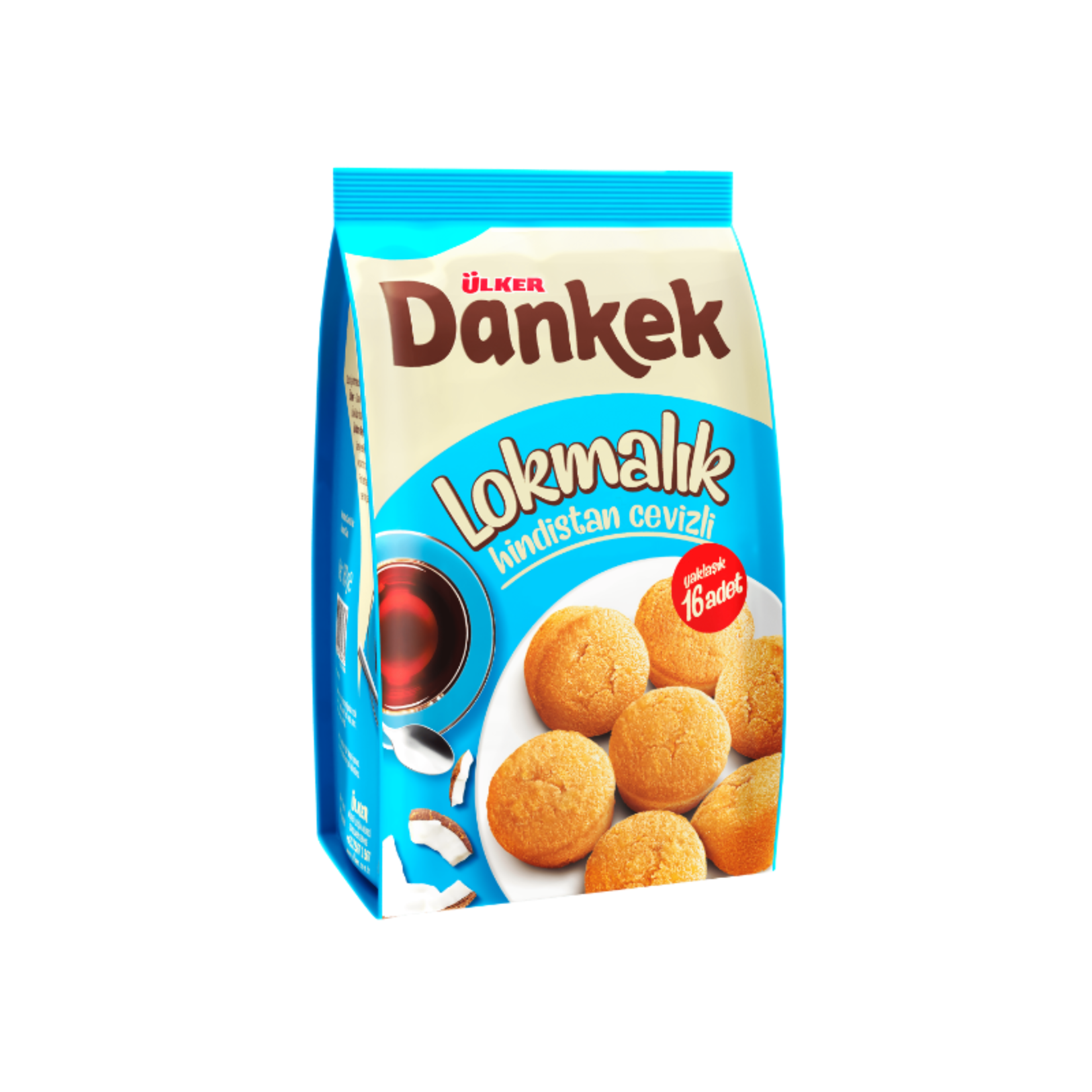 Enjoy a taste of Türkiye with Dankek Lokmalik Coconut Mini Cake—a soft, moist cake filled with real shredded coconut in every bite.
