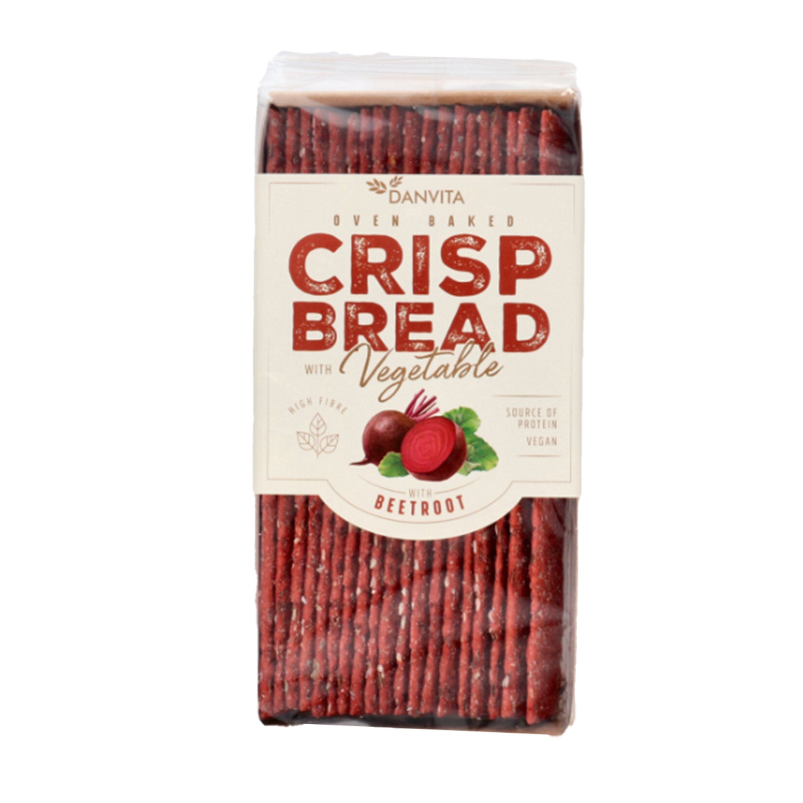 Danvita Red Beet Cracker brings together wholesome grains and the natural color of red beet for a crisp, satisfying snack.