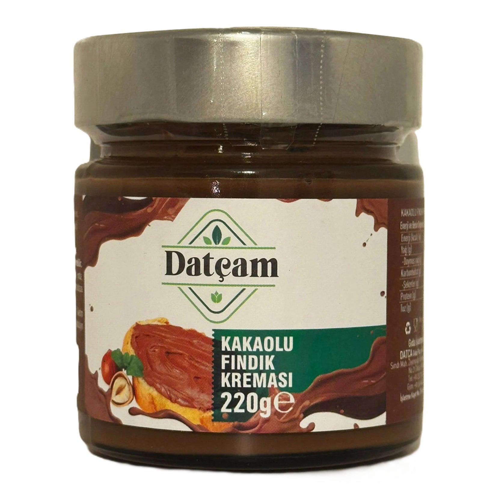 Datcam Cocoa Hazelnut Spread brings together the rich taste of roasted hazelnuts and smooth cocoa for a creamy, satisfying breakfast favorite.