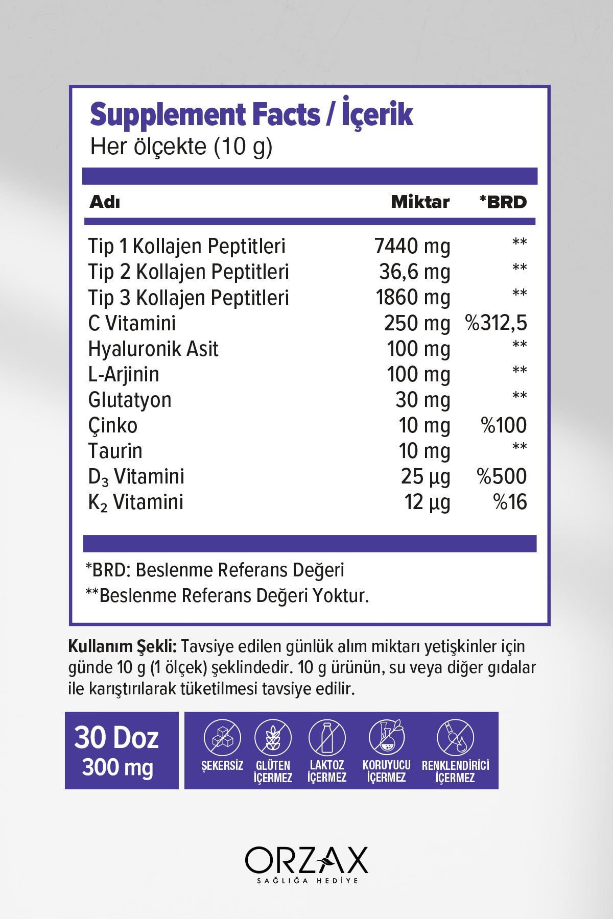 DAY2DAY The Collagen All Body is a comprehensive collagen complex powder formulated with bovine-sourced Type I, Type II, and Type III Collagen Peptides, combined with Hyaluronic Acid, Vitamin C (Ascorbic Acid), Vitamin D3 (Cholecalciferol), Vitamin K2 (Me
