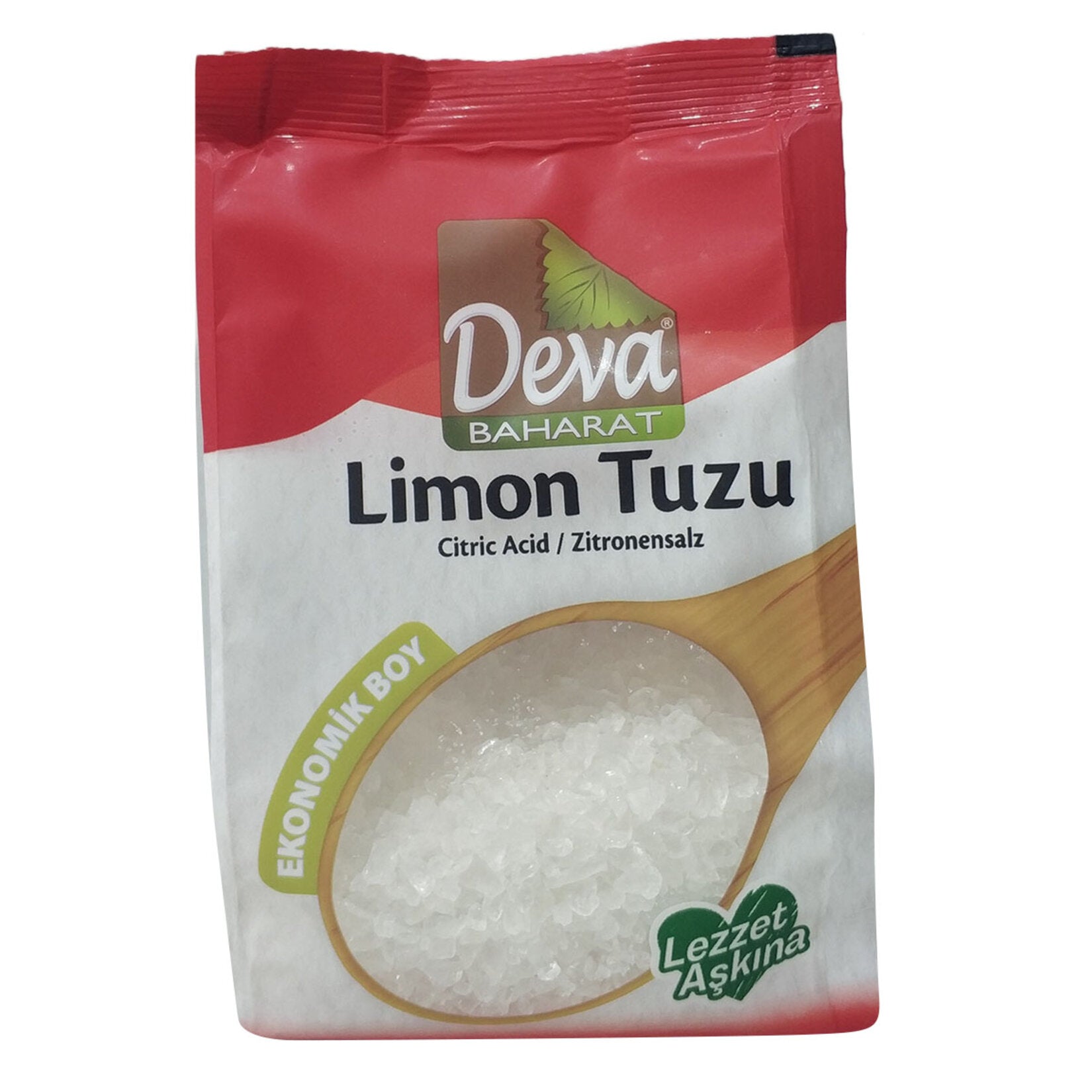 Deva Limon Tuzu is a versatile citric acid powder widely used in Turkish and Mediterranean kitchens.