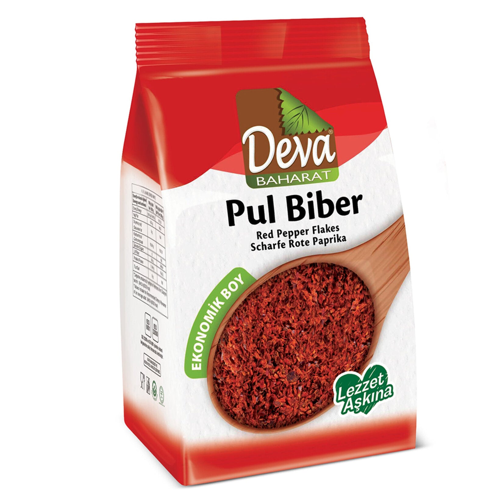 Deva Red Pepper Flakes bring the bold, fiery flavor of traditional Turkish cuisine straight to your kitchen.