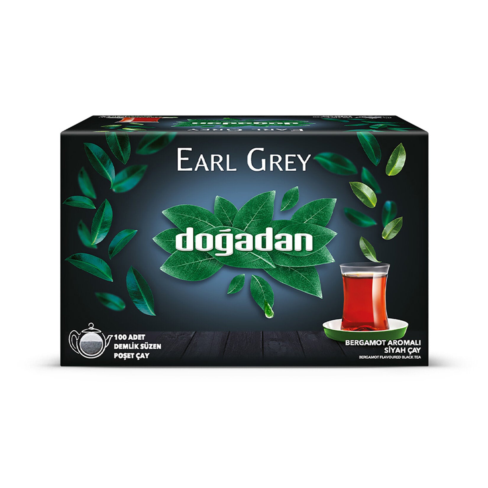 Doğadan Earl Grey Tea Bags for Teapot 320 G 100 pcs