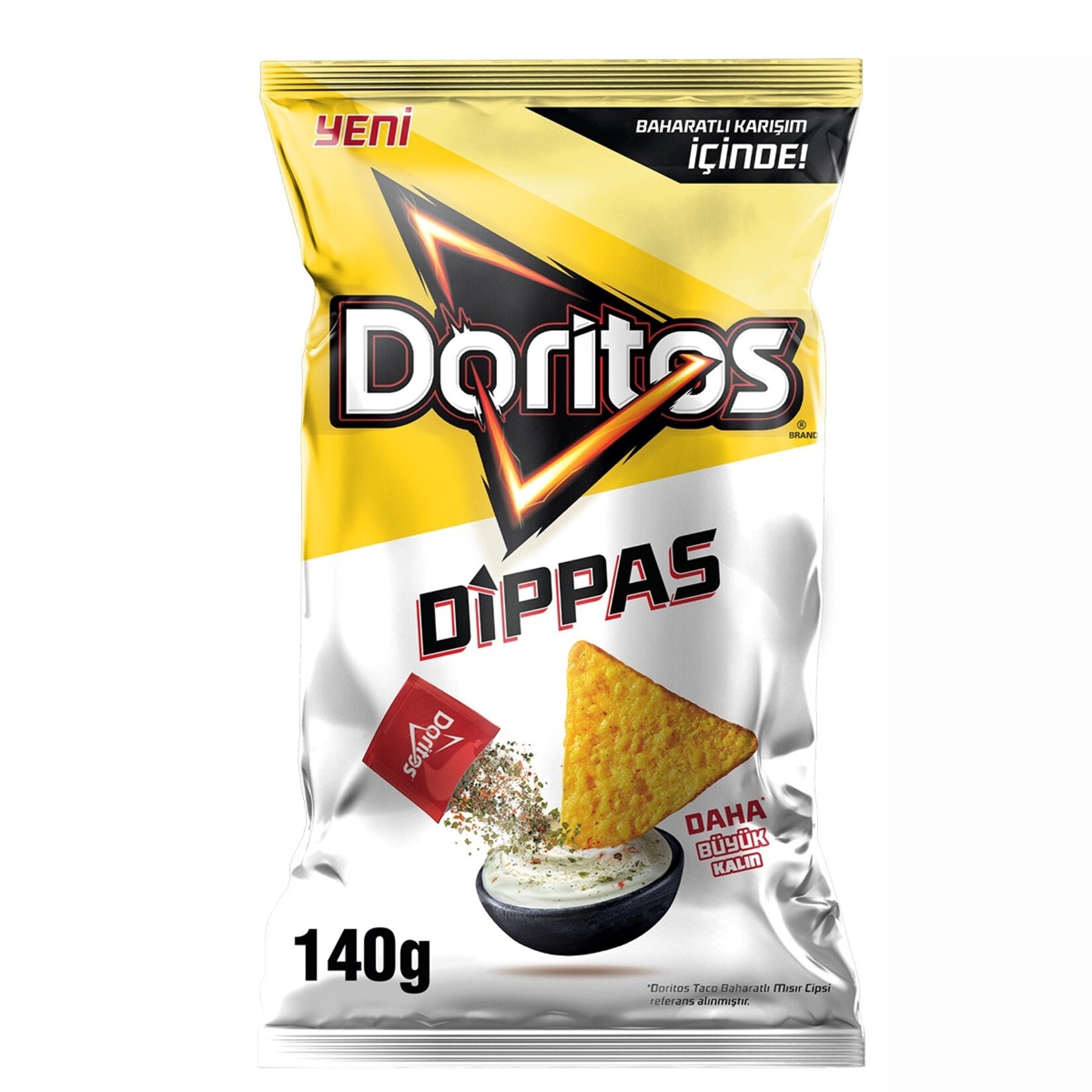 Doritos Dippas Corn Chips Party Size are thick-cut, scoop-shaped corn chips designed for dipping and sharing.