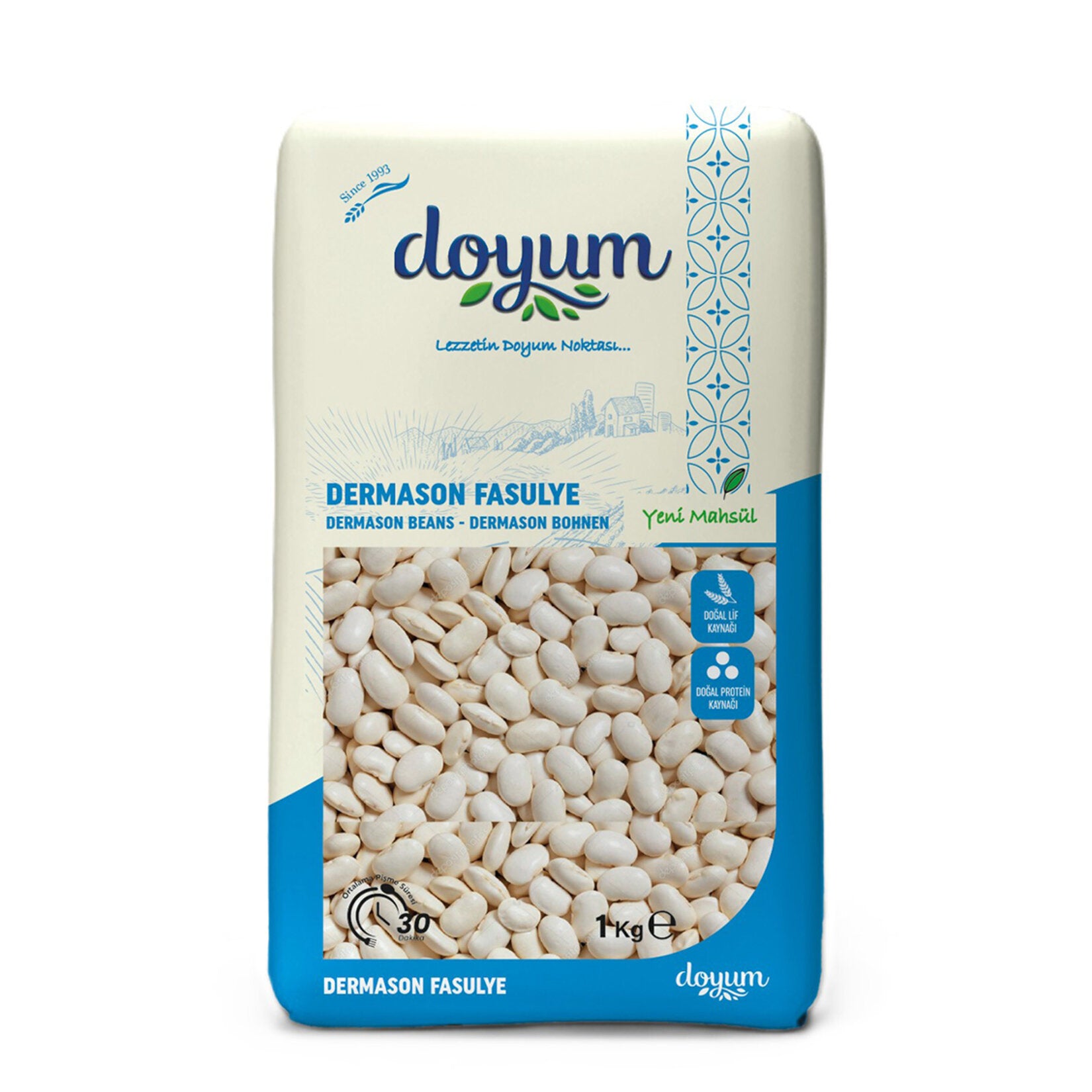 Doyum Dermason White Beans bring the rich culinary heritage of Türkiye to your kitchen.