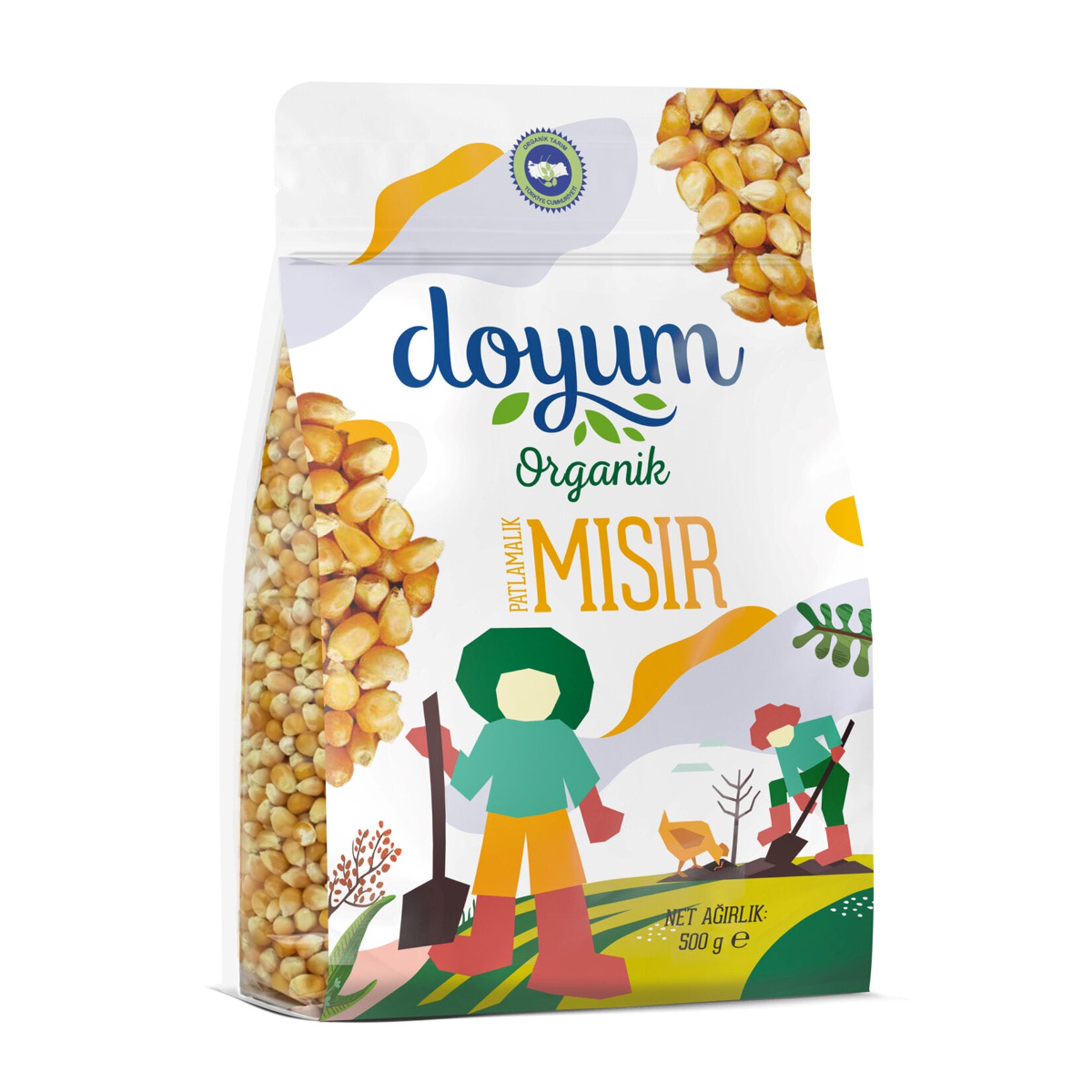 Enjoy the wholesome taste of Doyum Organic Popping Corn, a delicious and natural snack option sourced directly from Türkiye.