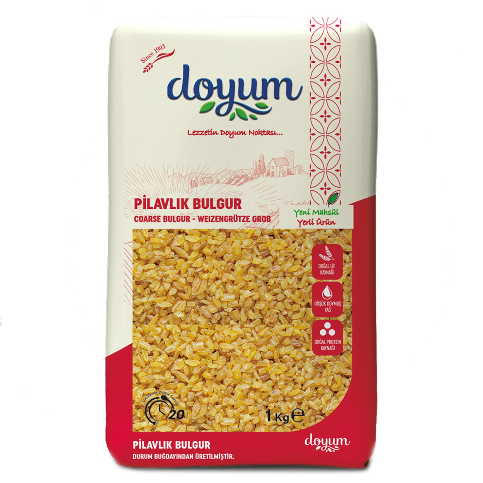 Doyum Pilavlik Bulgur brings the rich culinary heritage of Türkiye straight to your kitchen.