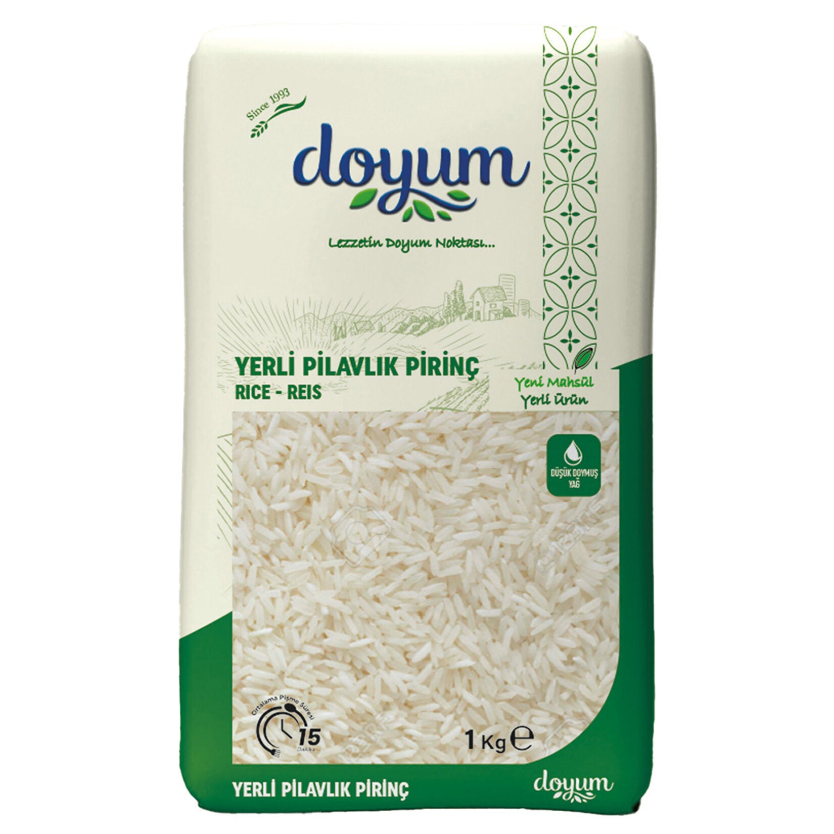 Doyum Pilavlik Rice is a premium-quality Turkish rice, perfect for making fluffy and delicious pilaf dishes.