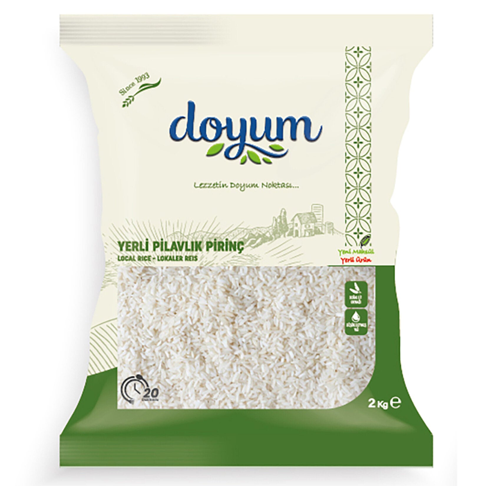 Doyum Pilavlik Rice brings the traditional taste of Turkish cuisine to your kitchen.