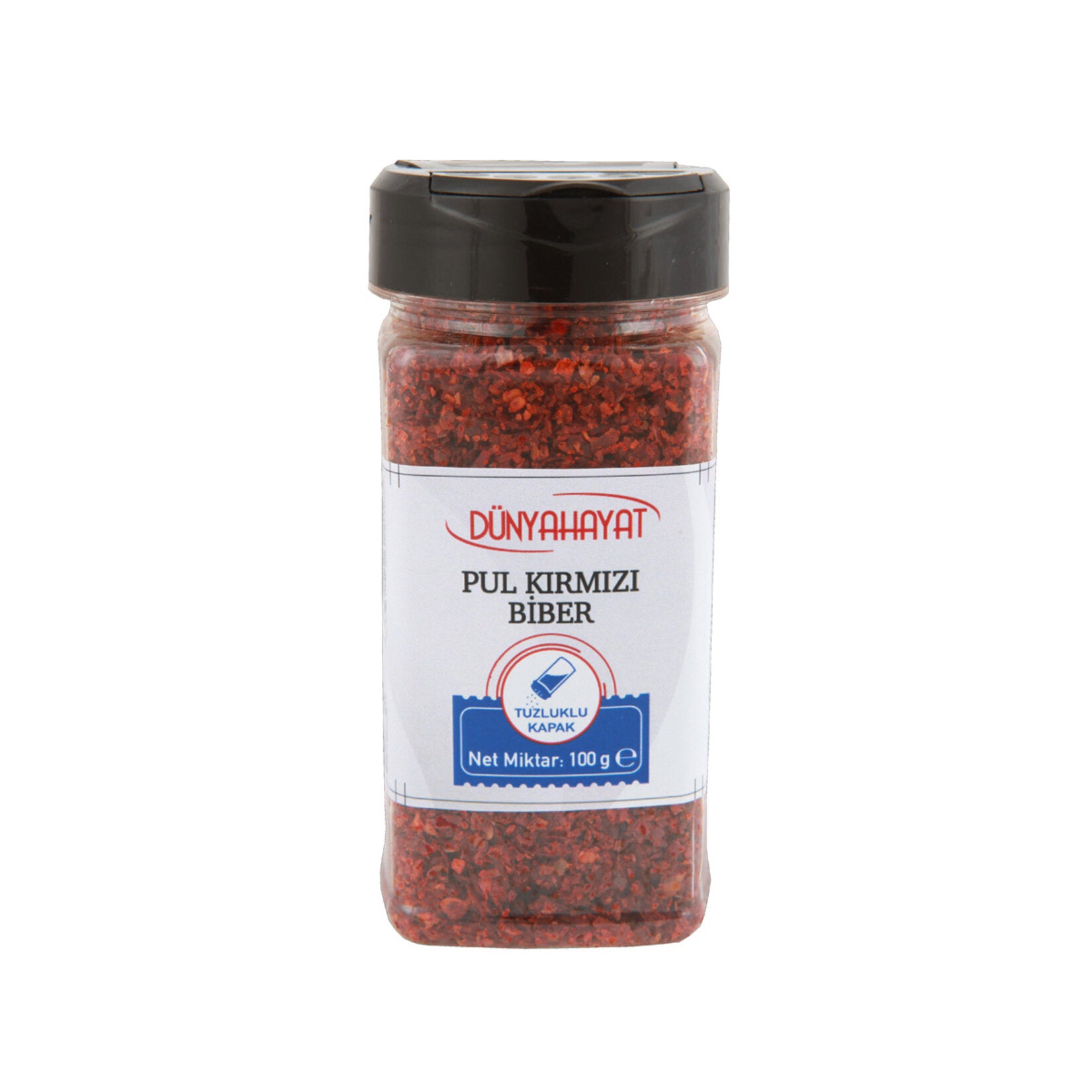 Spice up your meals with Dunya Hayat Crushed Red Pepper Flakes, a bold and flavorful seasoning made in Türkiye.