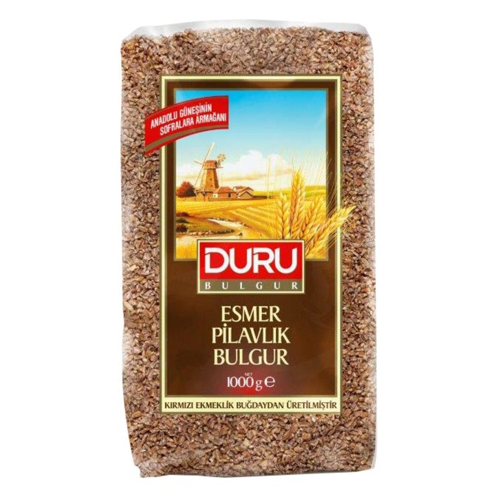 Duru Bulgur Brown Pilaf Bulgur is a hearty, nutritious grain made from whole durum wheat.