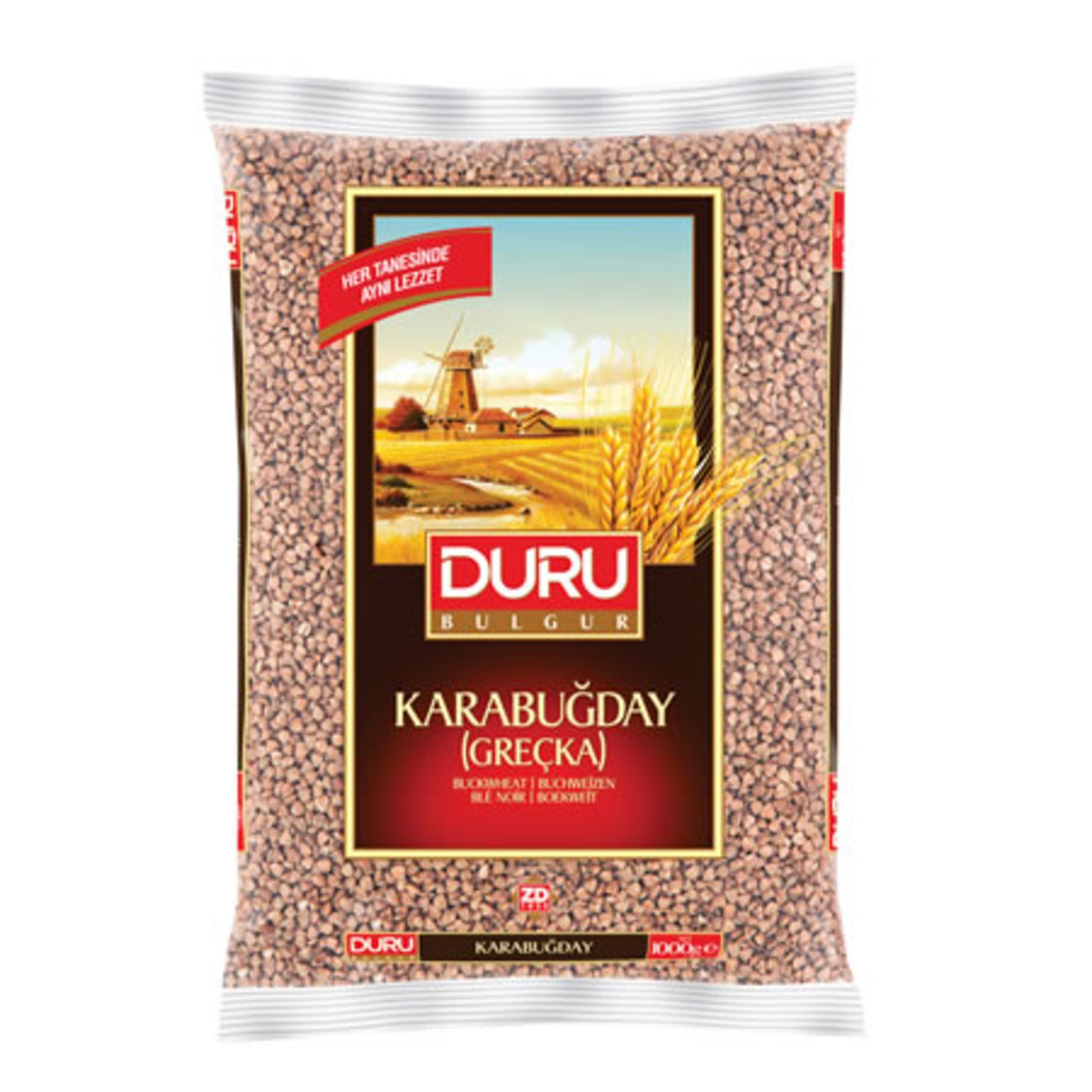 Duru Bulgur Buckwheat (Grecka) is a wholesome and nutritious grain sourced from Türkiye, perfect for health-conscious cooking.