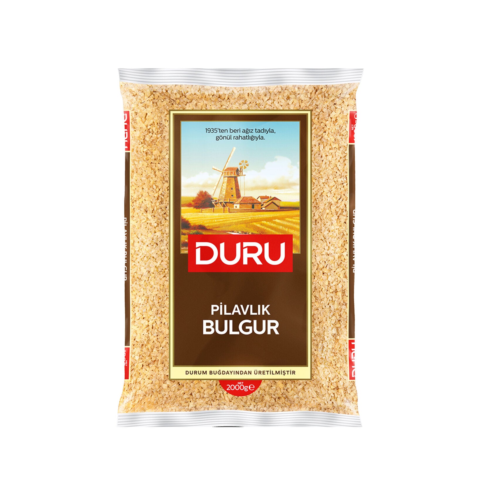 Duru Pilavlik Bulgur is a staple of Turkish cuisine, known for its rich texture and nutty flavor.