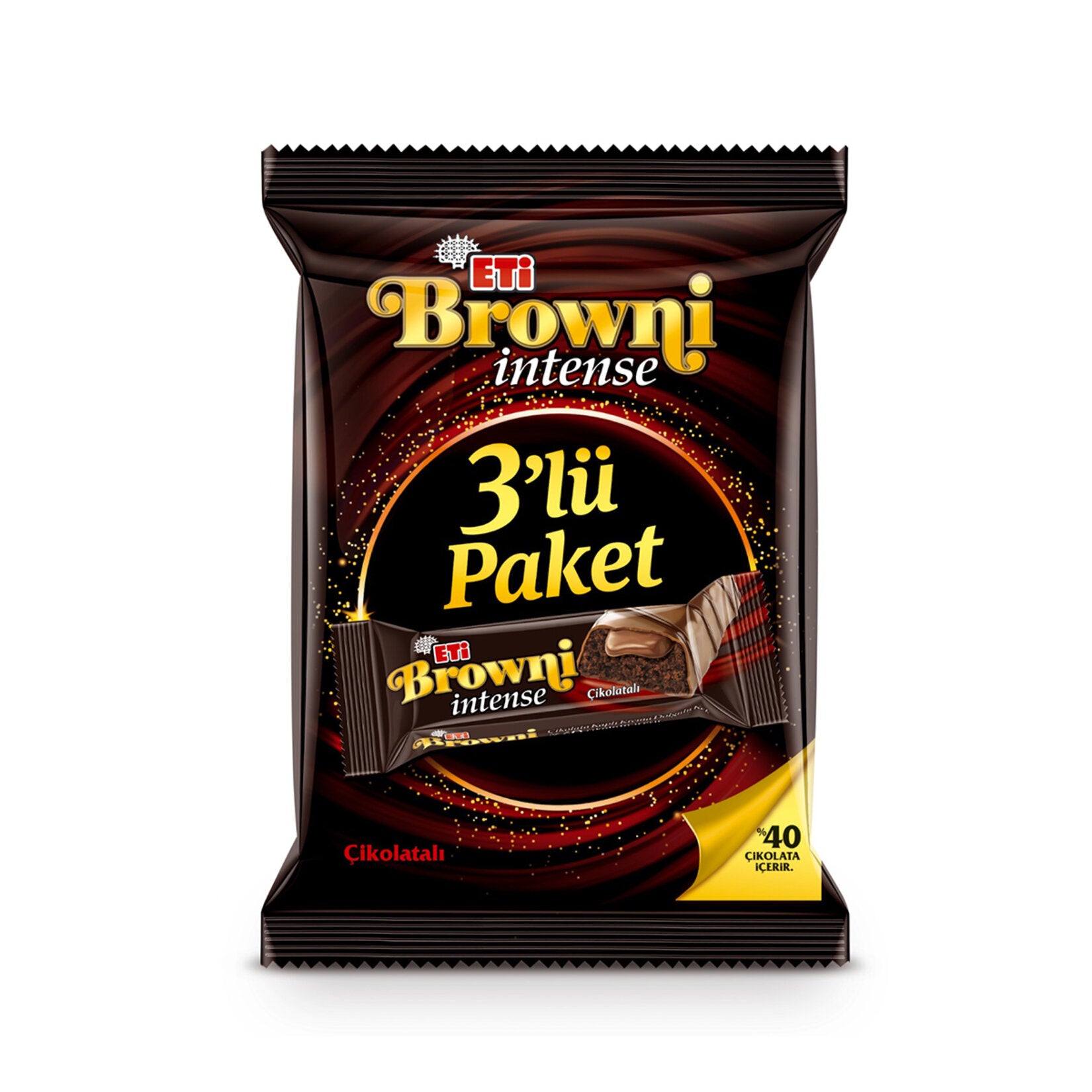 Eti Browni Intense Chocolate Cake is a rich and moist mini cake that brings the deep flavor of real chocolate in every bite.
