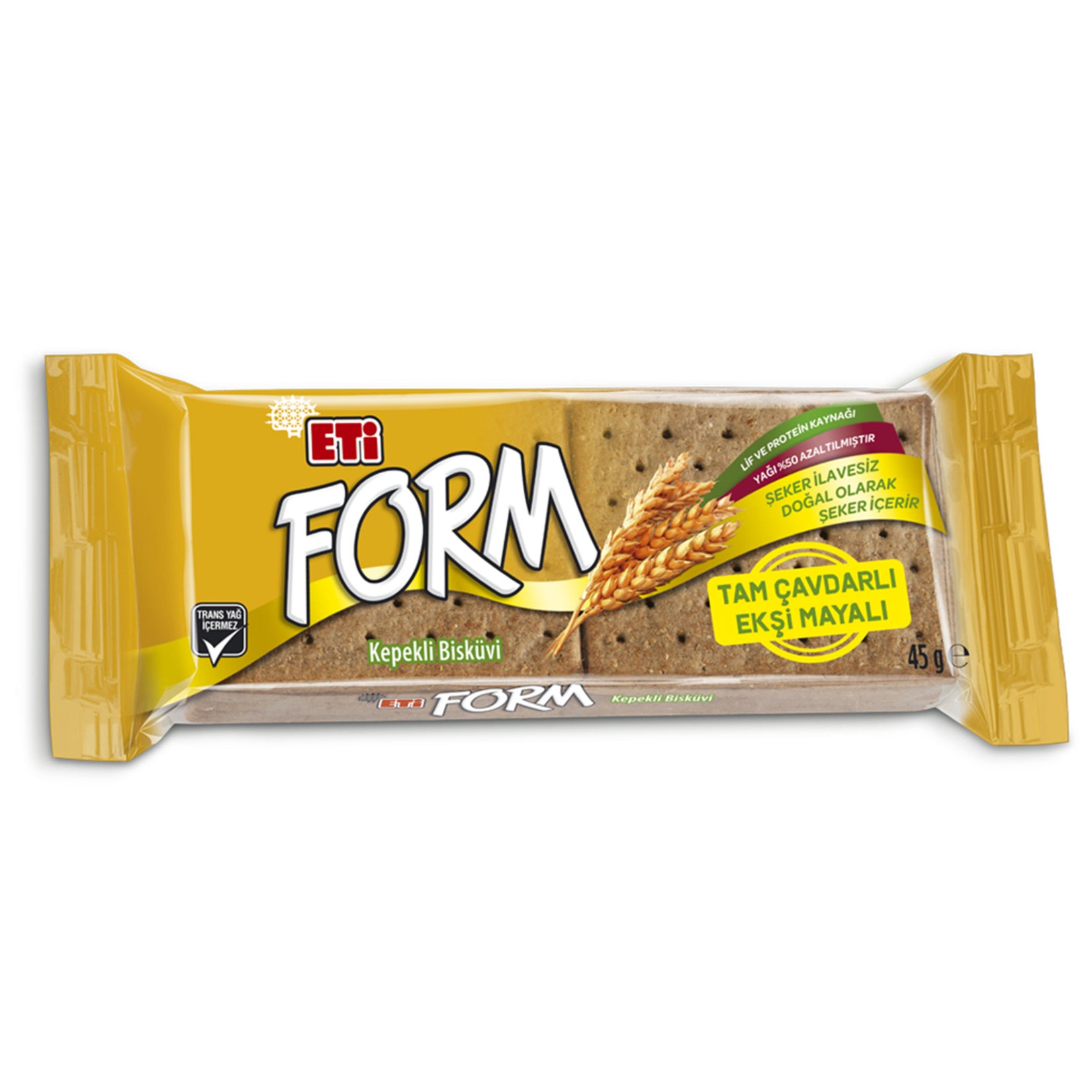Eti Form Sourdough Rye Bran Biscuit is a wholesome snack crafted for those who seek a nutritious and satisfying bite.