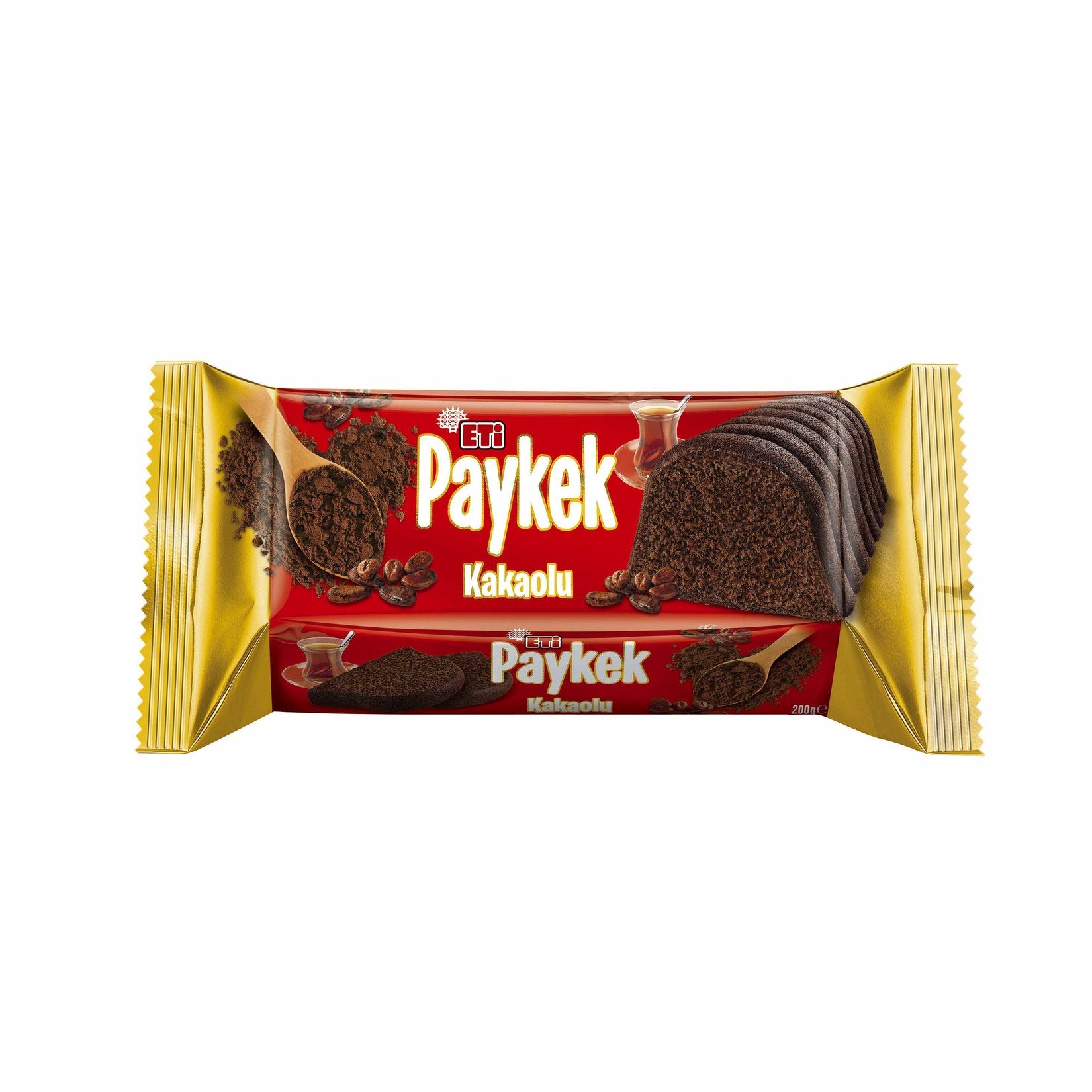 Eti Paykek Cacao Cake brings the rich, moist taste of traditional Turkish chocolate cake to your snack time.