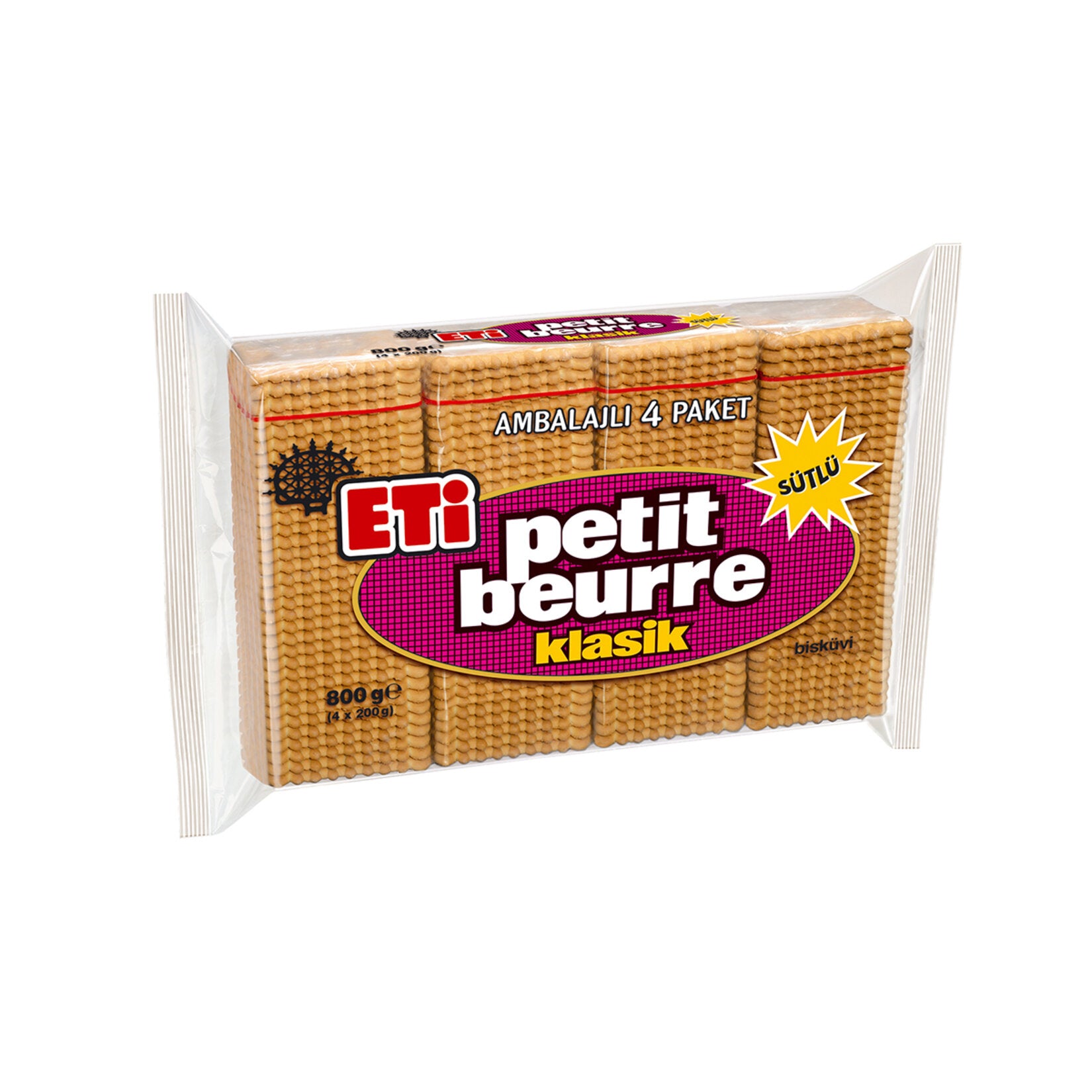 Eti Petit Beurre Tea Biscuit is a timeless favorite from Türkiye, offering a classic buttery flavor and crisp texture that pairs perfectly with tea, coffee, or milk.
