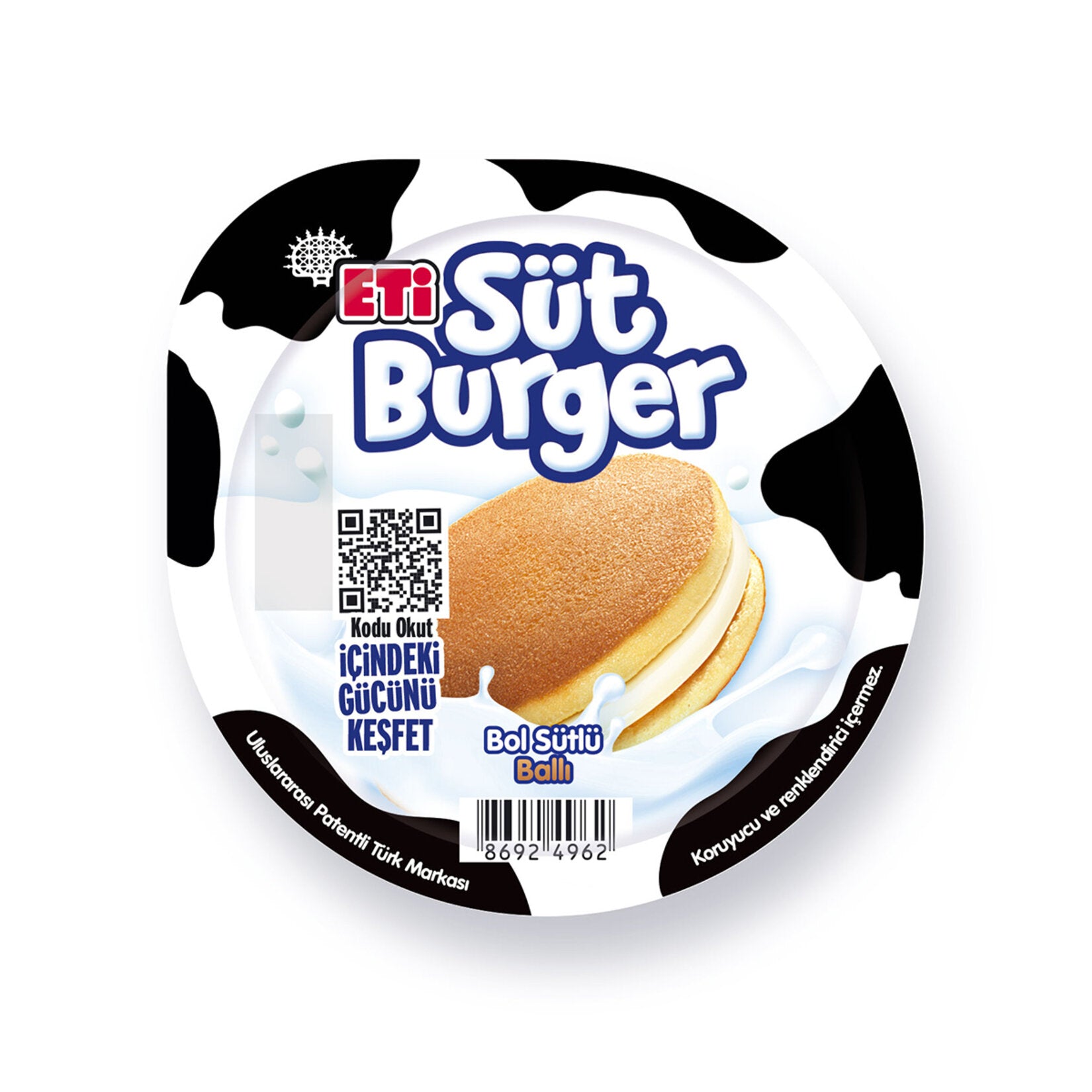Eti Sut Burger Milk & Honey Cake brings the comforting taste of classic Turkish flavors to your snac