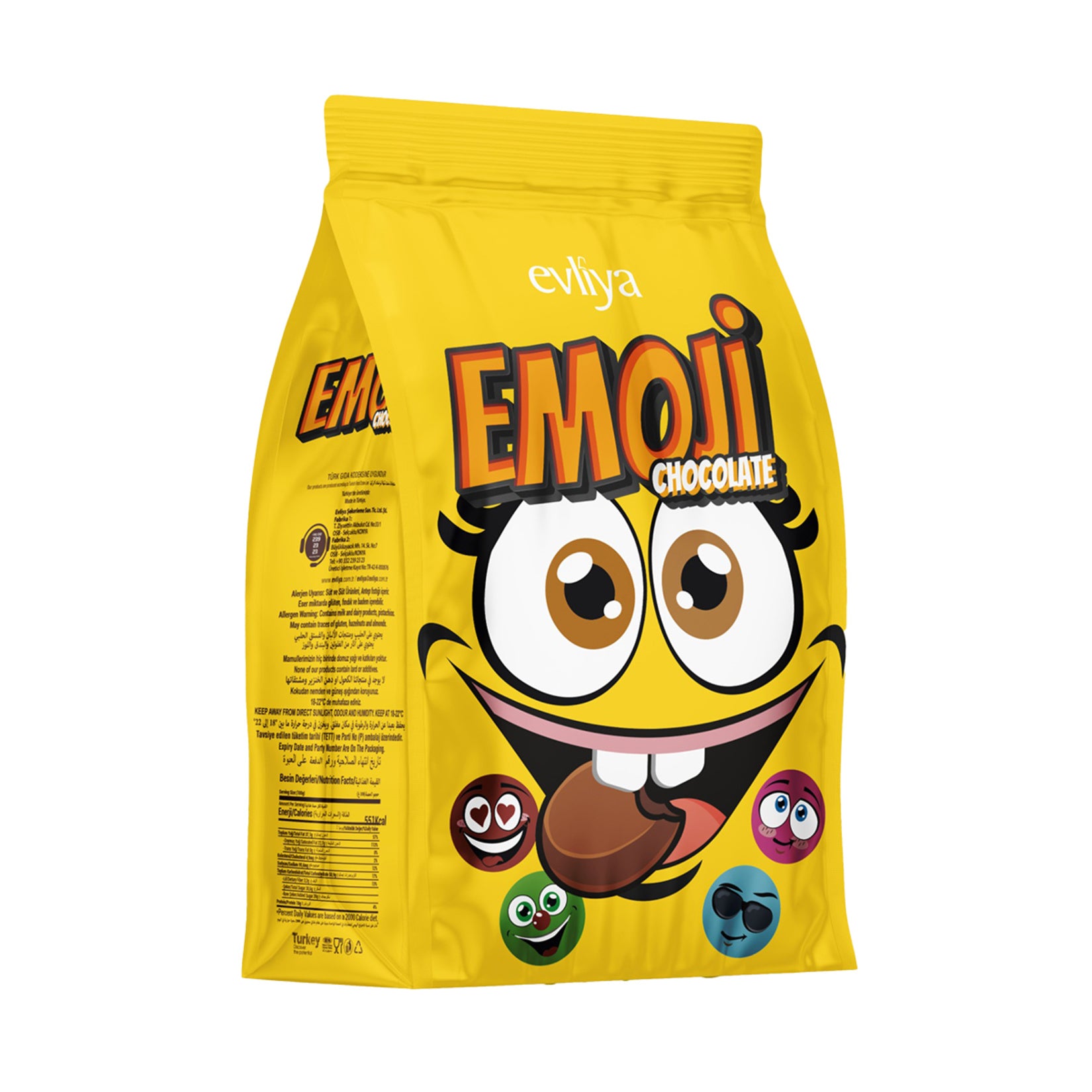 Add a fun twist to your sweet moments with Evliya Emoji Chocolate.