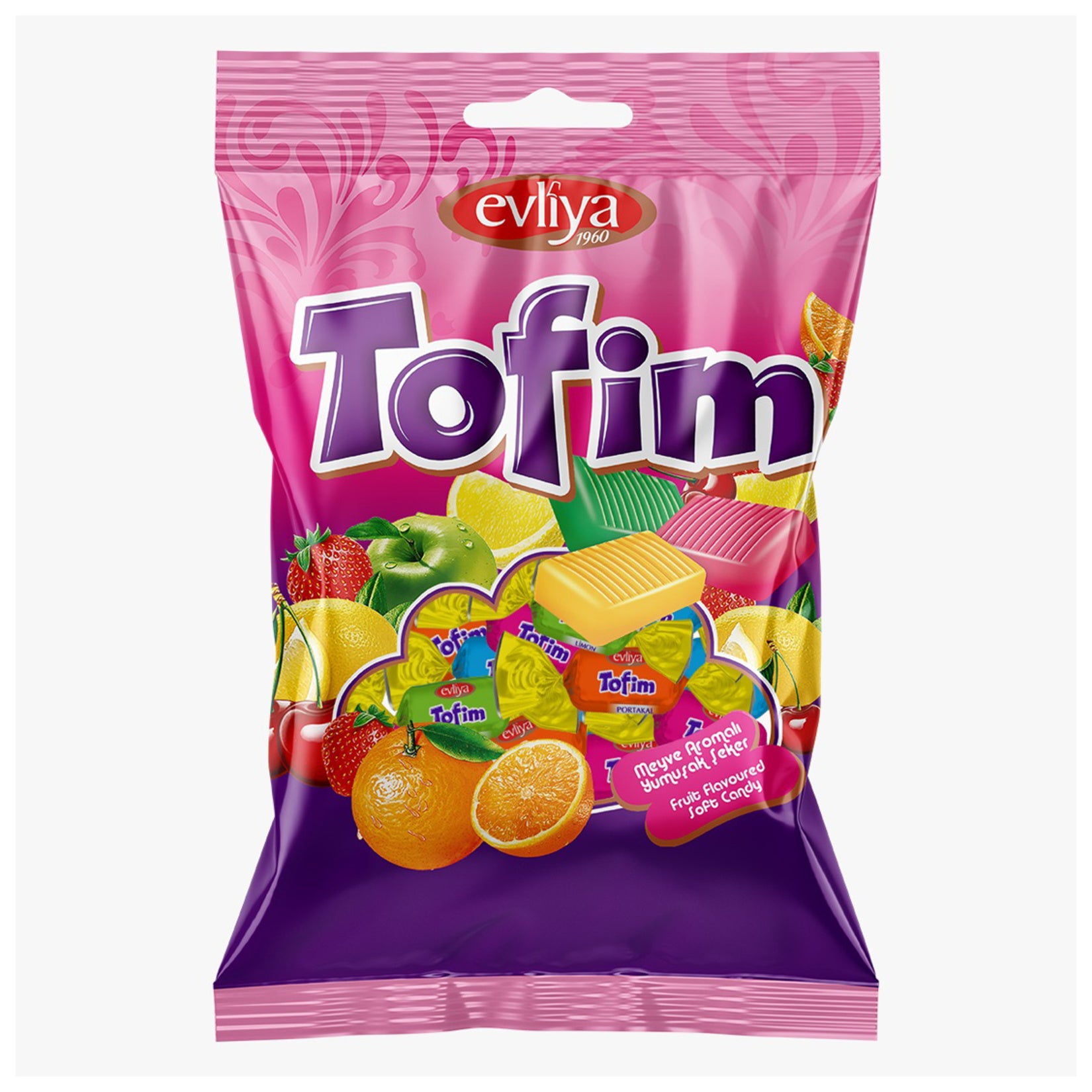 Evliya Moda Fruit Flavored Soft Candy brings a colorful mix of chewy, fruity bites inspired by classic confectionery from Türkiye.