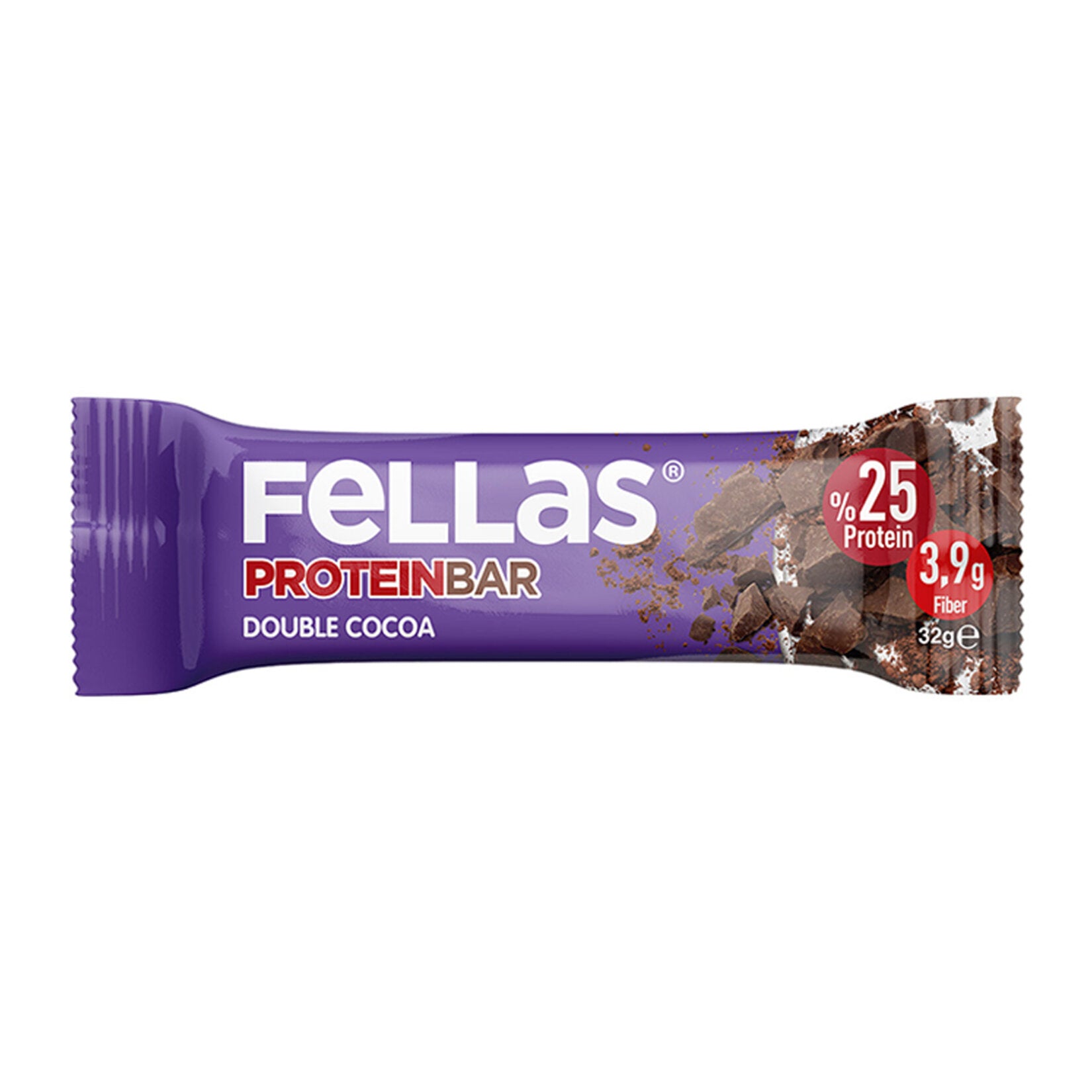 Fellas Optimum Double Cacao Protein Bar is a delicious and nutritious snack made with real dates, ri