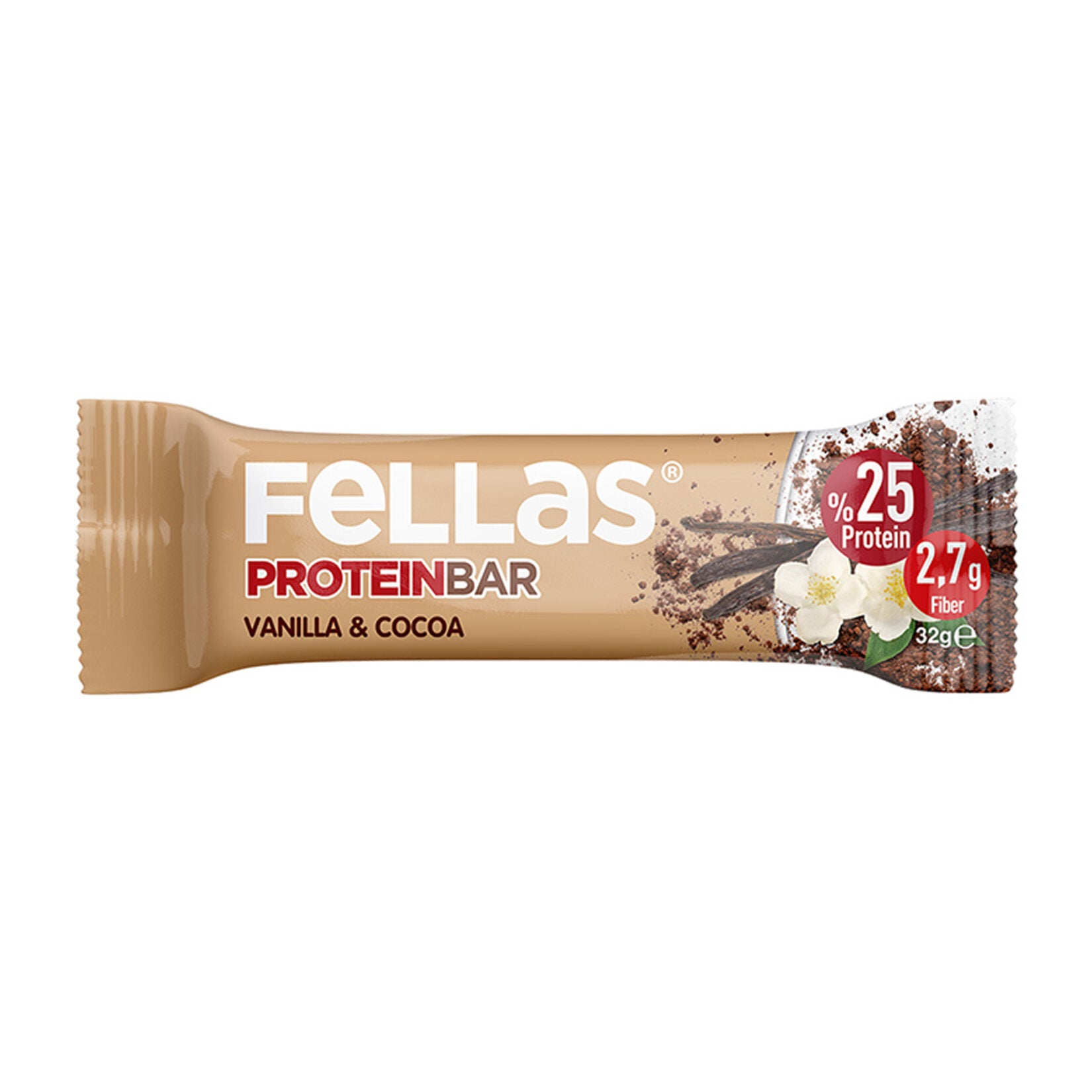 Fuel your day with the Fellas Optimum Vanilla and Cacao Protein Bar, a deliciously balanced snack cr