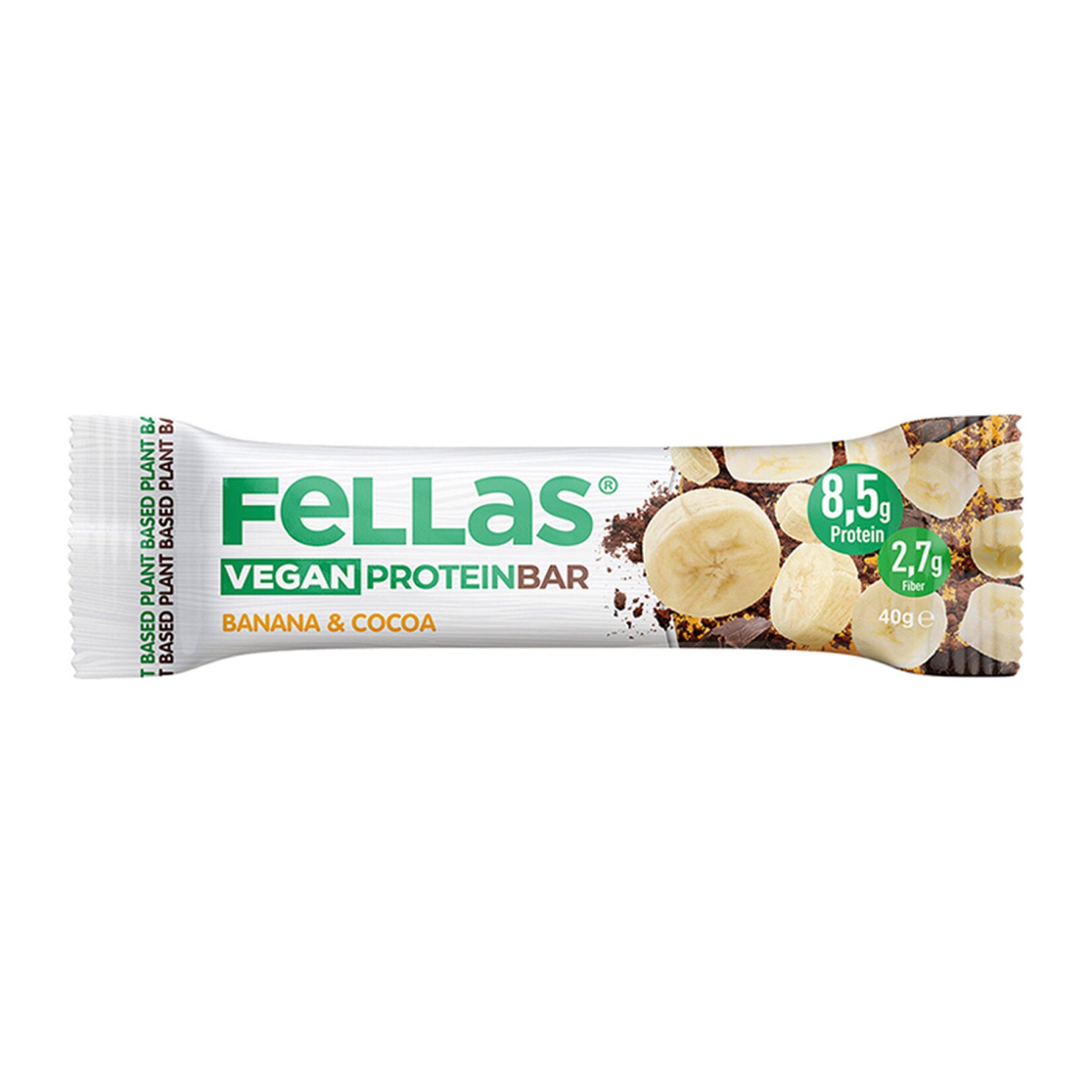 Looking for a nutritious and delicious snack on the go? The Fellas Vegan Protein Bar Banana & Cacao is a wholesome choice packed with natural ingredients and plant-based protein.