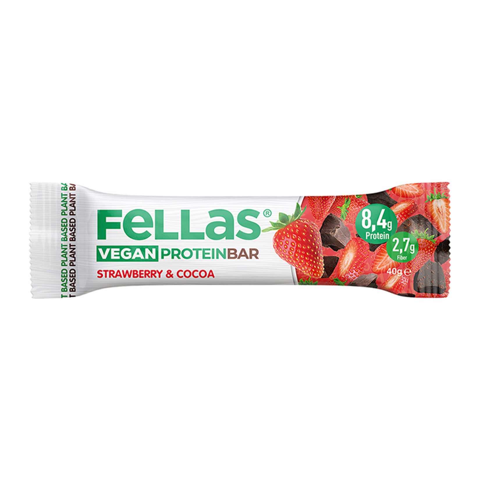 Looking for a plant-based snack that supports your active lifestyle? The Fellas Vegan Protein Bar Strawberry & Cacao is a delicious and nutritious choice made with real strawberry powder, rich cacao, and natural ingredients like dates, peanuts, and rice p