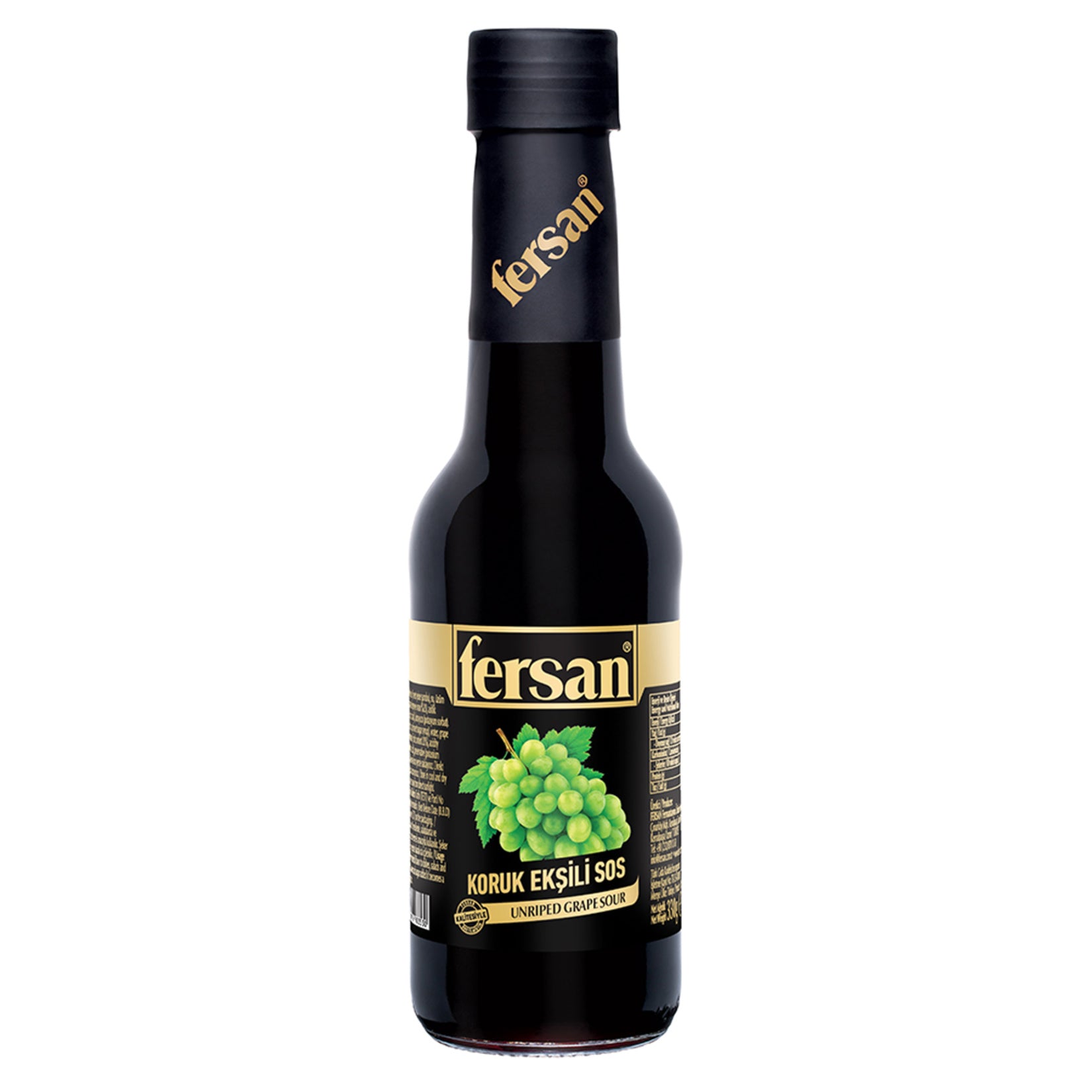 Fersan Koruk Eksili Sauce is a traditional Turkish-style sour sauce made with grape juice concentrate, offering a balanced sweet and tangy flavor.