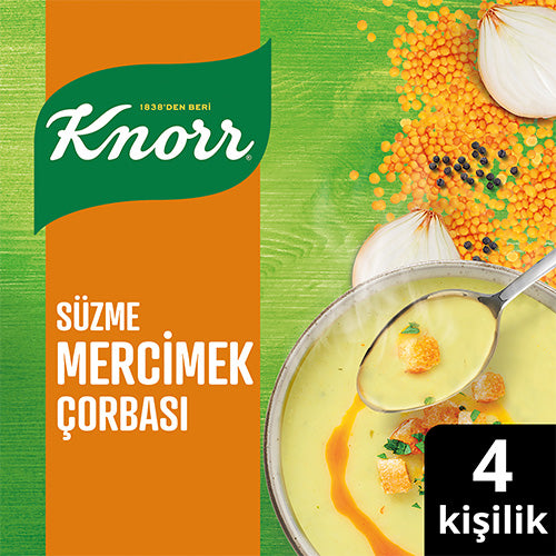 Knorr Instant Soup Lentils (Mercimek Çorbası) 76 G