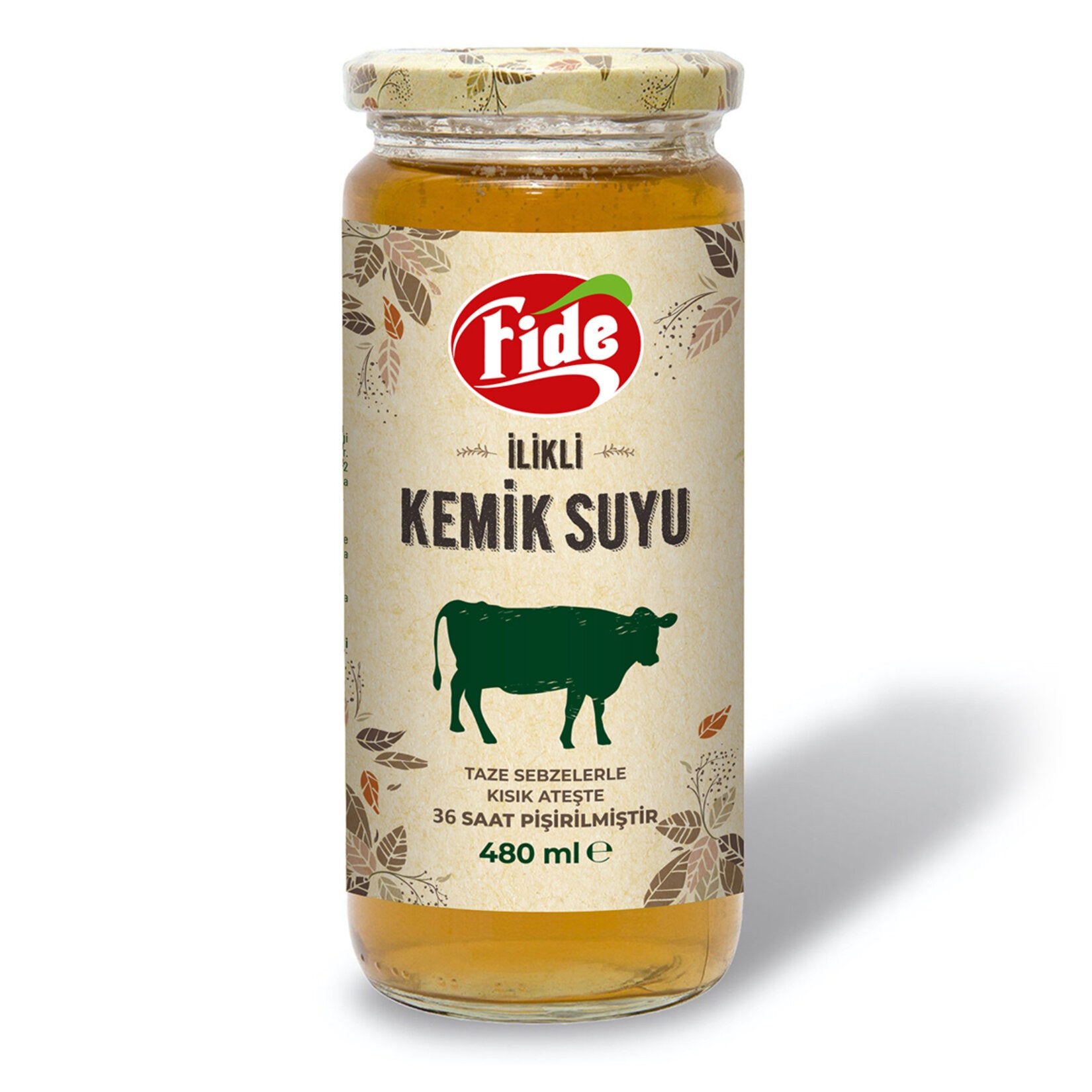 Fide Bone Broth with Marrow is a nutrient-rich, slow-cooked broth made from 95% marrow-rich beef bones, combined with a blend of vegetables and aromatic spices.