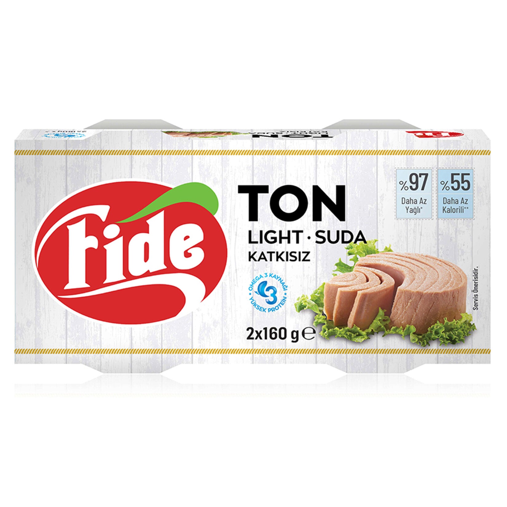 Fide Light Tuna offers clean, simple nutrition with just two ingredients: tuna and water.