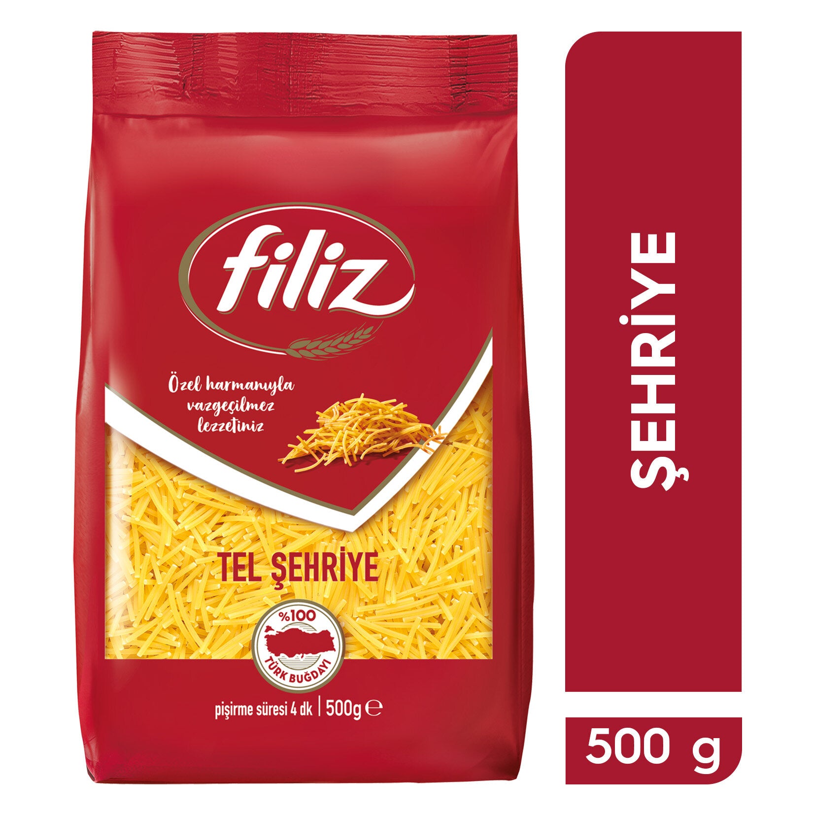 Filiz Tel Sehriye is a staple in Turkish kitchens, perfect for soups, pilafs, and traditional dishes.