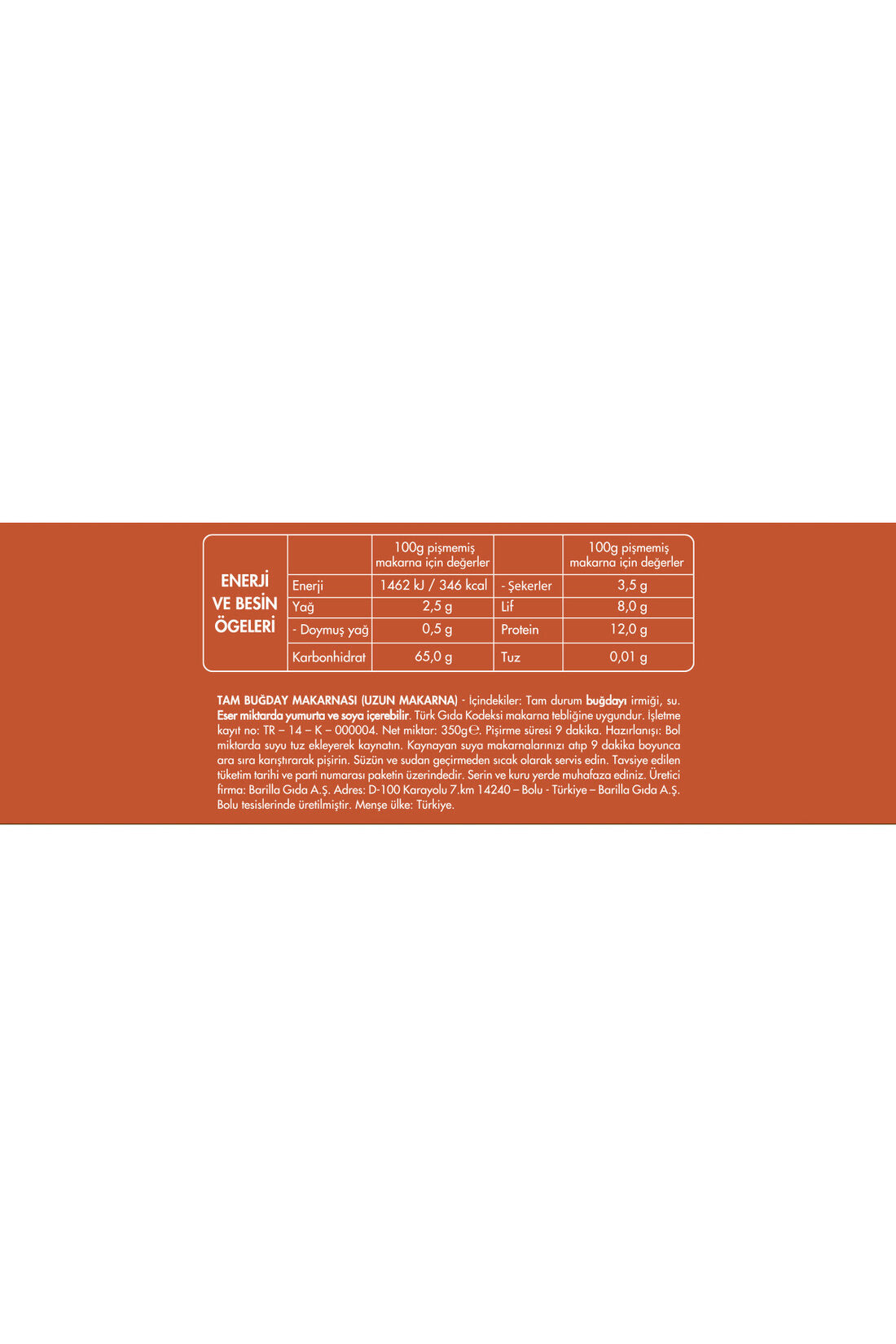 Filiz Whole Wheat Spaghetti Pasta Stick brings the wholesome taste of Türkiye’s finest durum wheat to your kitchen.