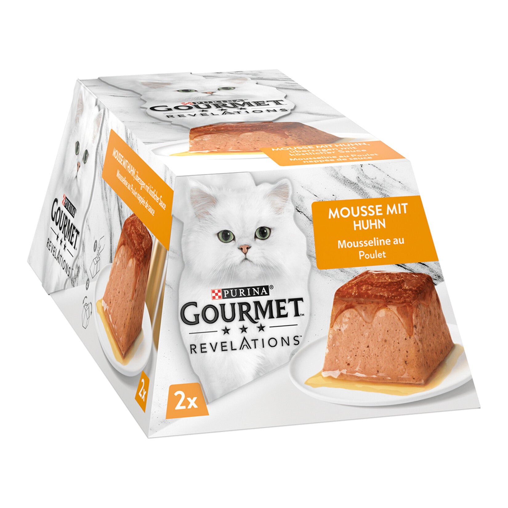 Gourmet Chicken Wet Cat Food is a carefully prepared, savory meal designed for adult cats who enjoy tender textures and rich flavors.