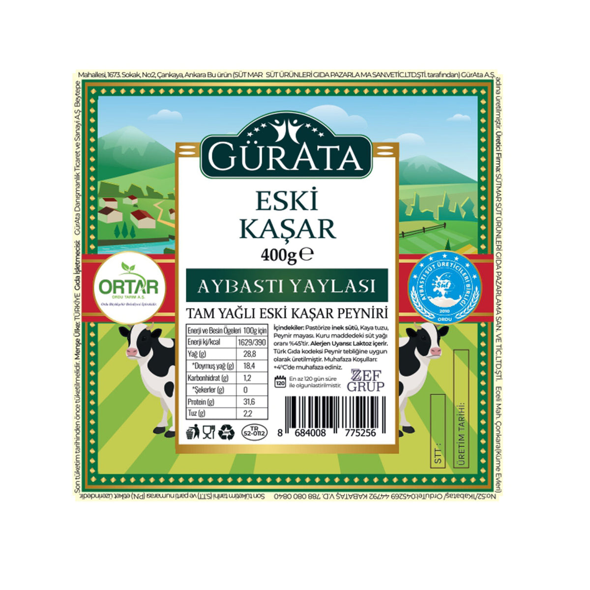 Bring a true Turkish breakfast table favorite to your kitchen with Gurata Aged Kashar Cheese (Eski Kaşar).