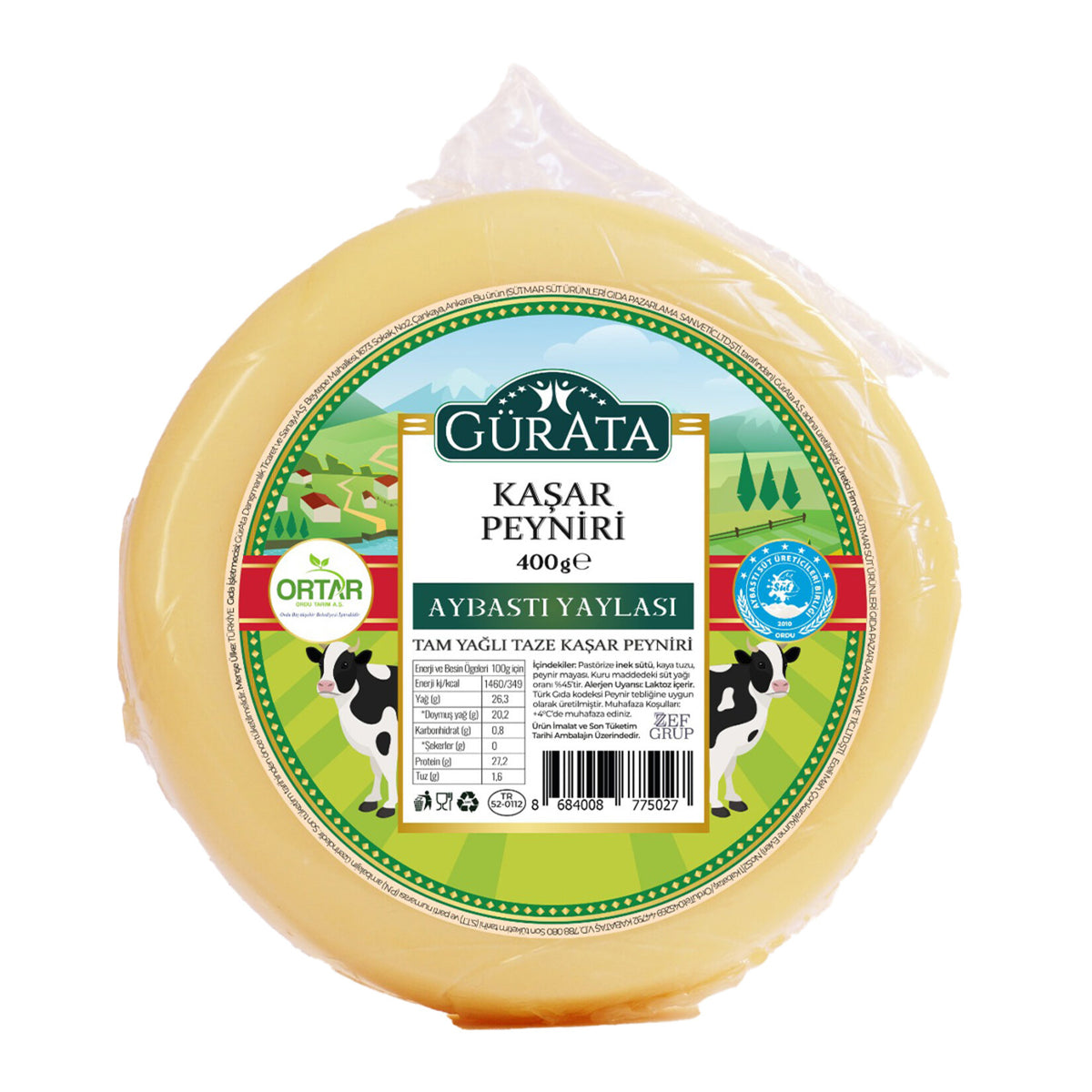 Bring the rich, meltable taste of **Gurata Full Fat Fresh Kashar Cheese** to your breakfast table and everyday cooking.