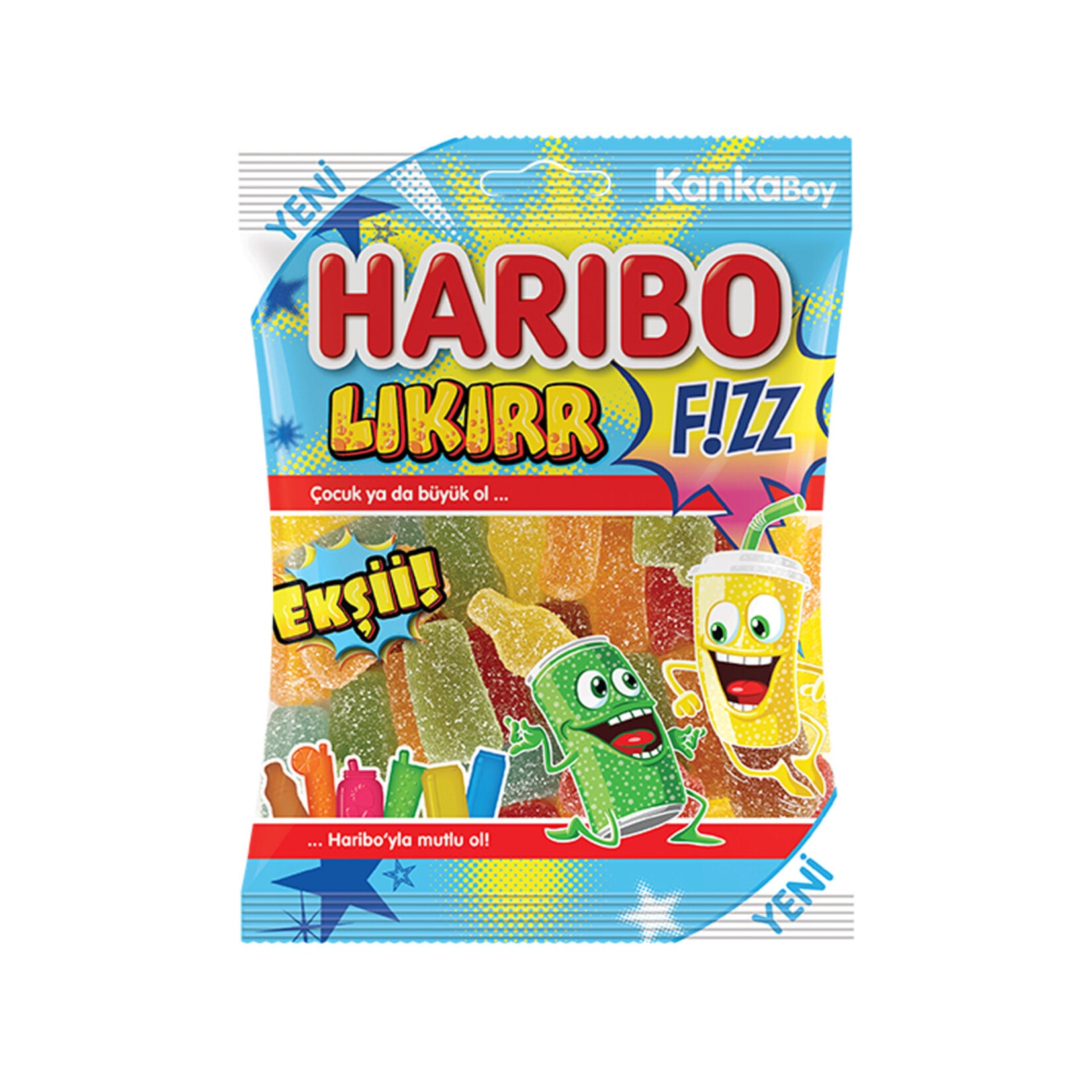Bring a burst of fruity fizz to your snack time with Haribo Fizz Fries!