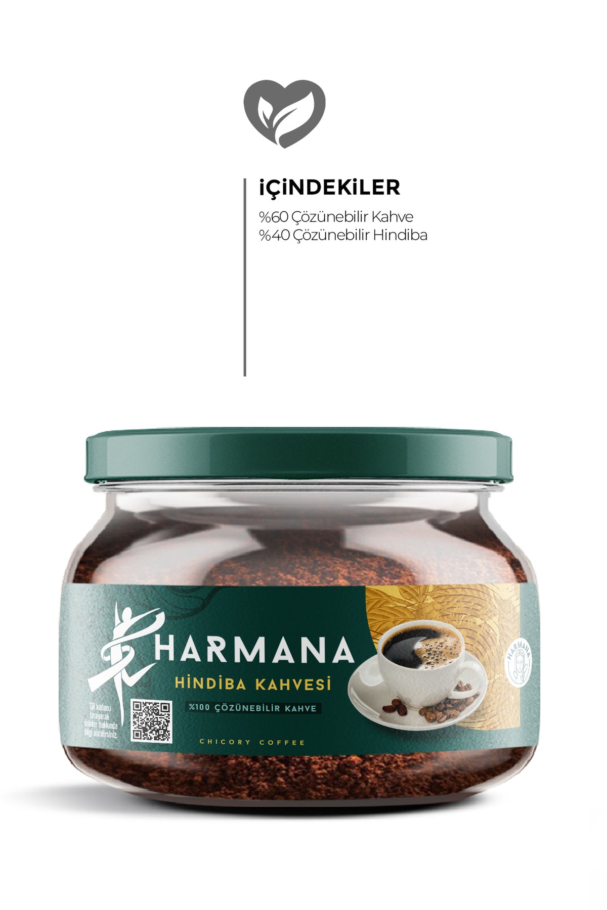 HARMANA Hindiba Kahvesi Instant Chicory Coffee 5.2 oz (150 g)