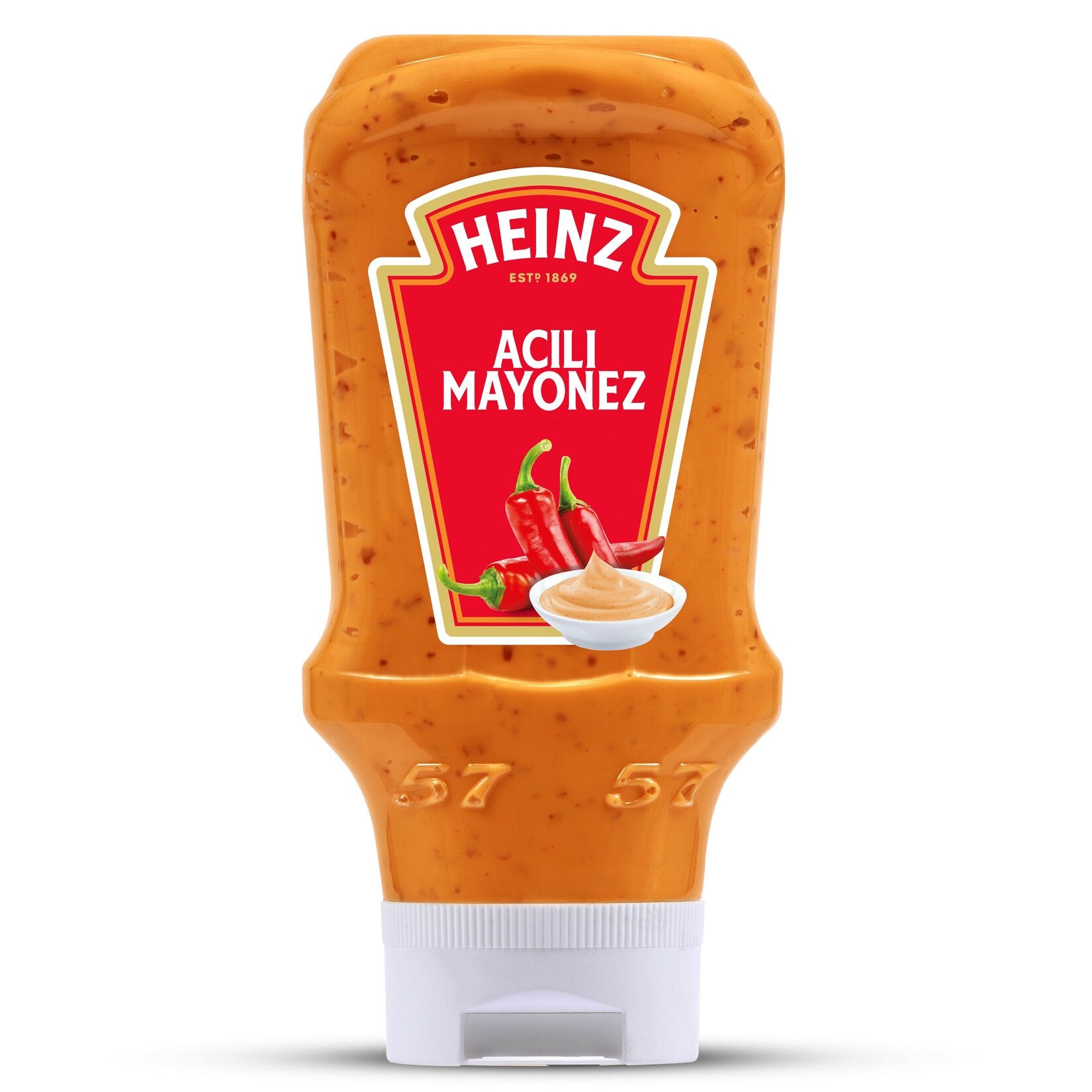 Add a bold kick to your favorite meals with Heinz Acili Mayonnaise, a creamy and spicy twist on classic mayo.