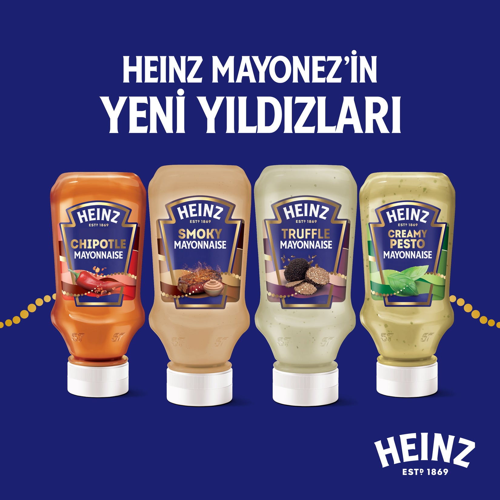 Add a bold twist to your favorite meals with Heinz Smoky Mayonnaise.