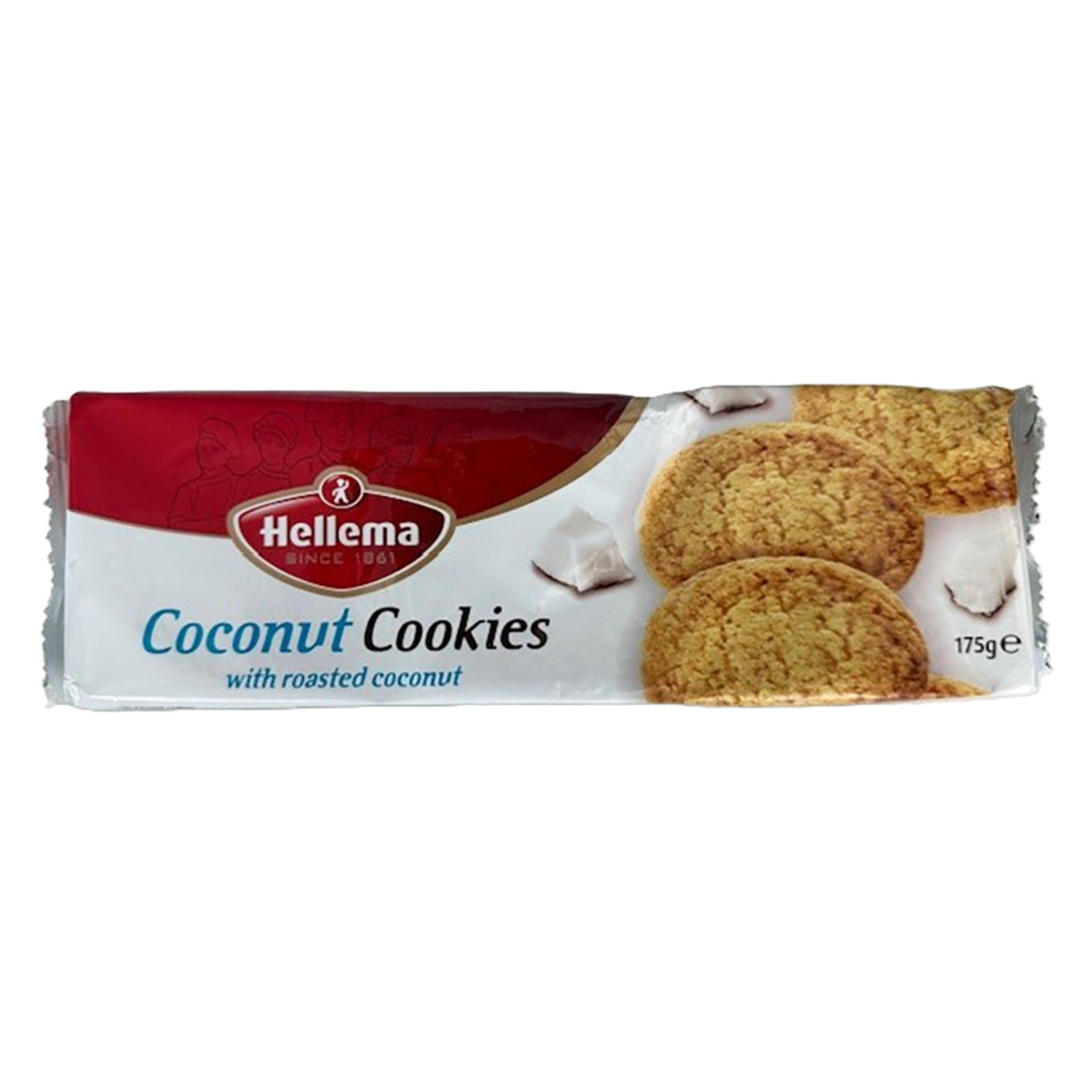 Hellema Coconut Cookies bring a delightful crunch and rich coconut flavor to your snack time.