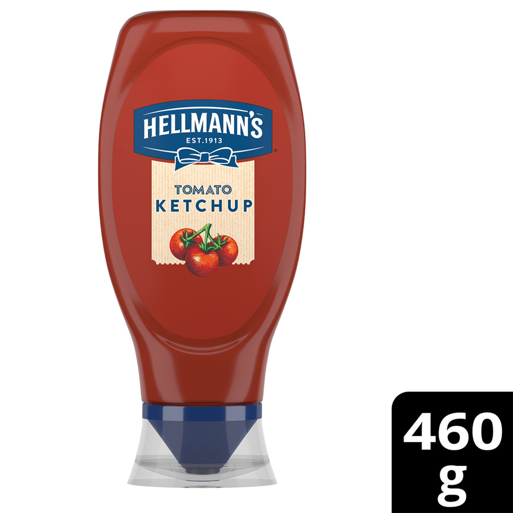 Enjoy the rich, balanced taste of Hellmann's Ketchup, made with quality ingredients for a smooth texture and classic tomato flavor.