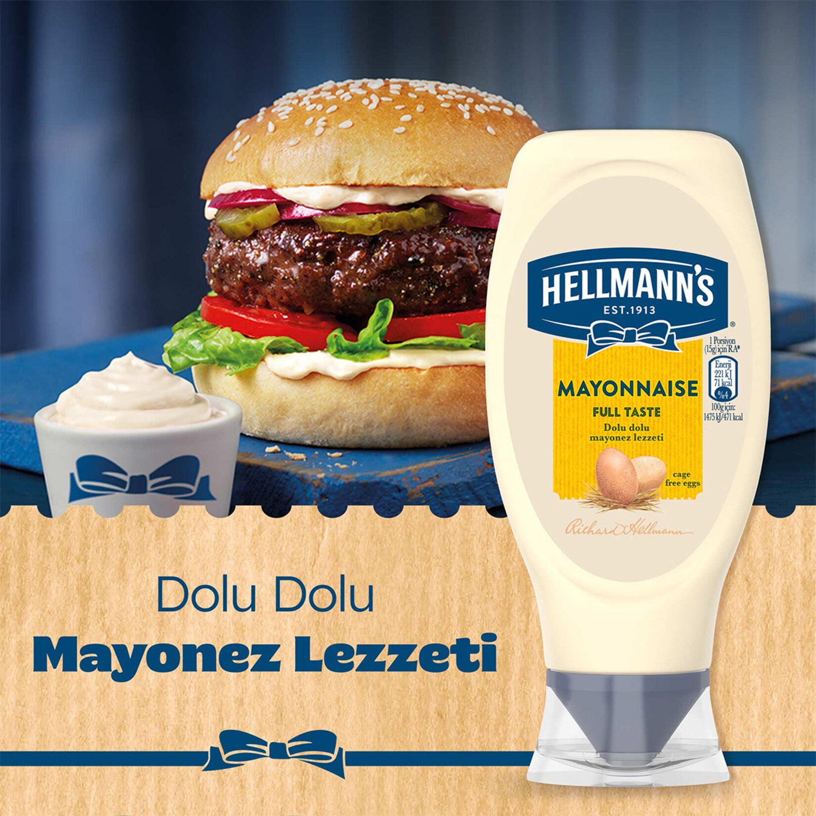 Hellmann's Mayonnaise brings rich, creamy texture and perfectly balanced flavor to your everyday meals.