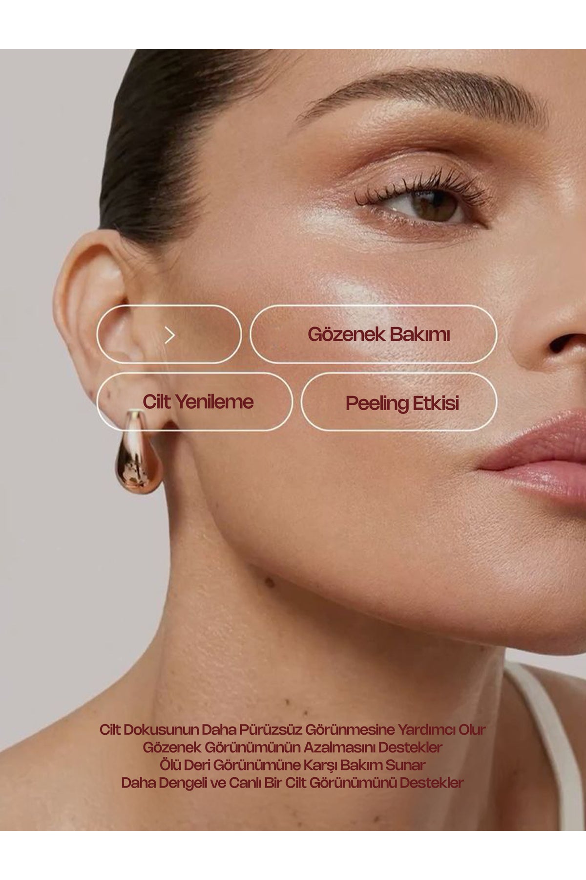 Hoito AHA 10% + BHA 2% Revitalizing Red Peeling Serum is a powerful exfoliating treatment designed to support a smoother, brighter, and more even-looking complexion.