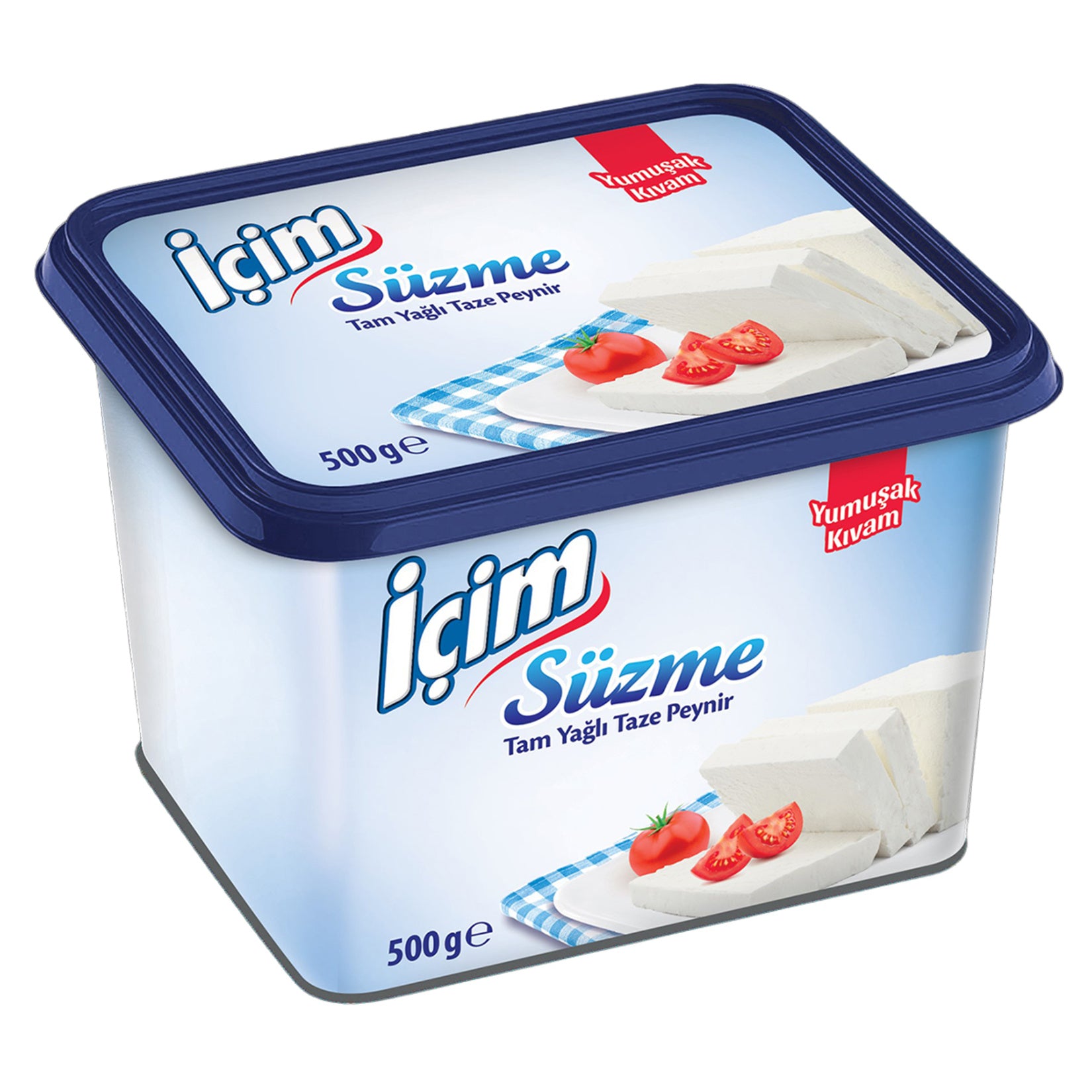İçim Yumuşak Süzme Peynir is a smooth and creamy Turkish strained white cheese made from high-quality pasteurized cow’s milk.