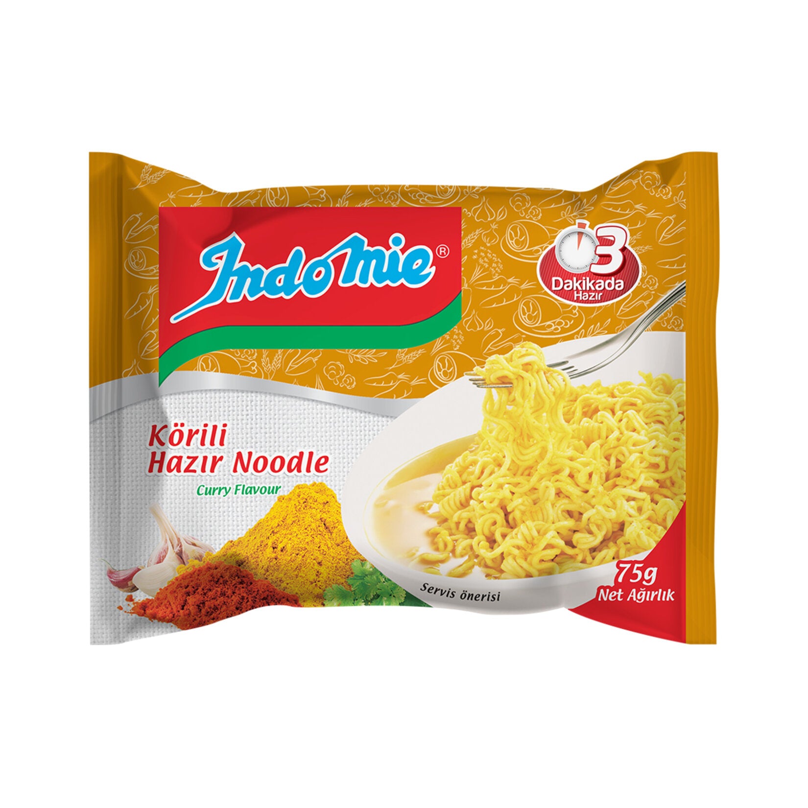 Indomie Curry Noodle brings the bold and aromatic flavors of Southeast Asia straight to your kitchen.